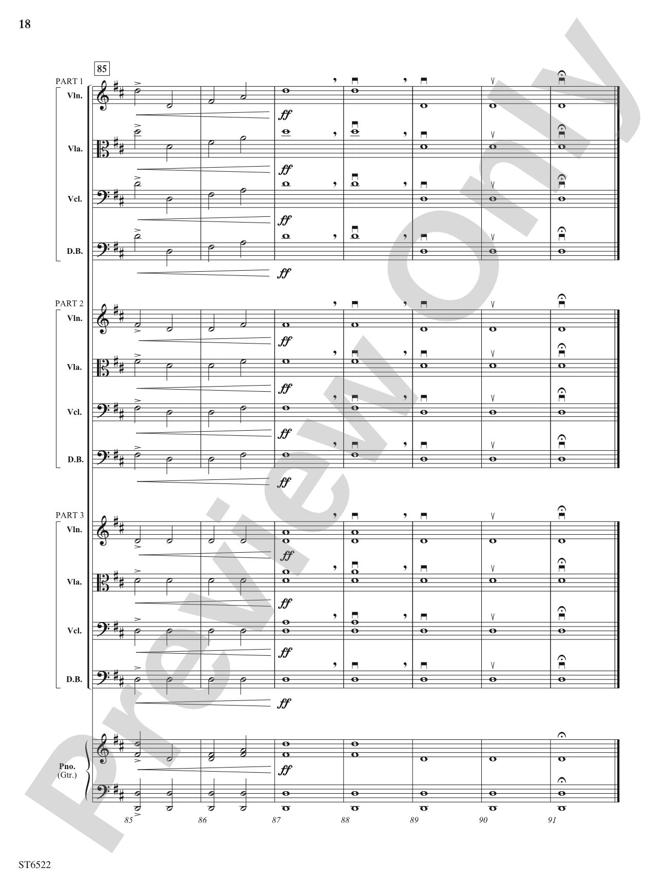Finale (From Serenade for Strings): Flexible String Ensemble Score & Parts