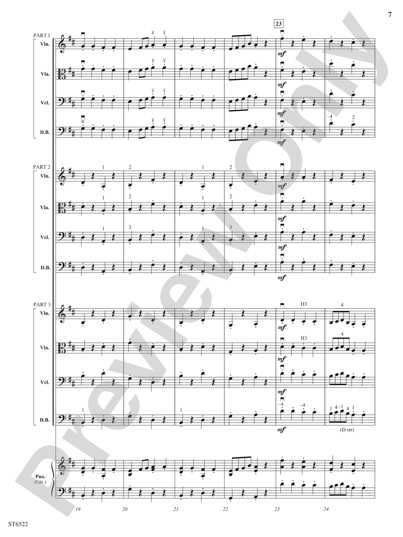 Finale (From Serenade for Strings): Flexible String Ensemble Score & Parts