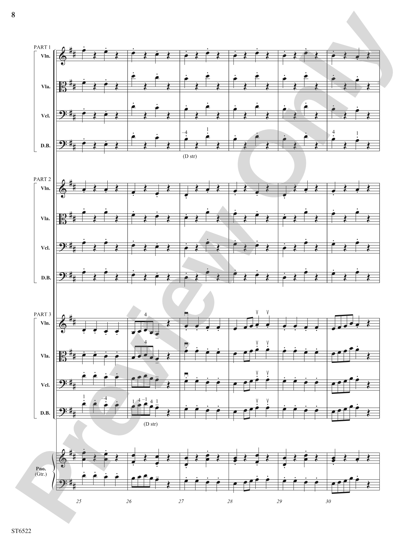 Finale (From Serenade for Strings): Flexible String Ensemble Score & Parts