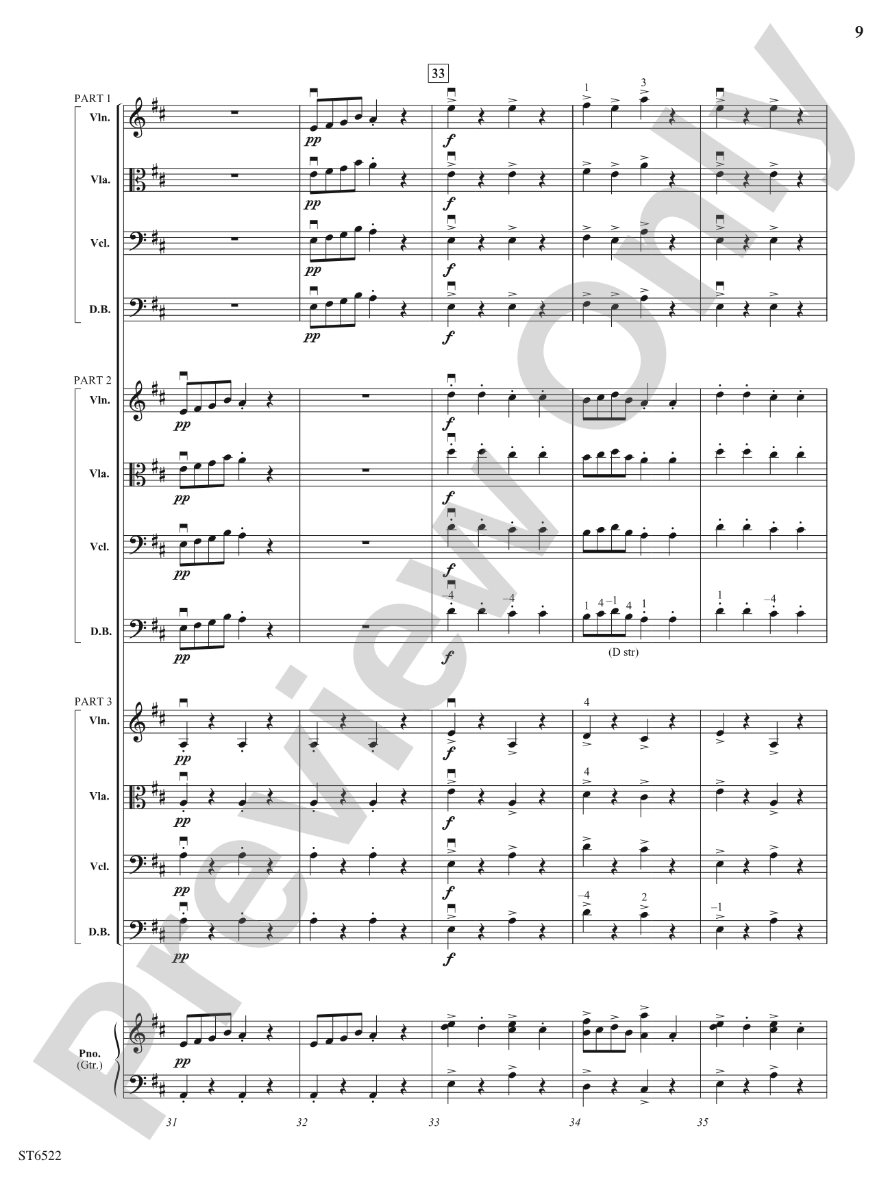 Finale (From Serenade for Strings): Flexible String Ensemble Score & Parts