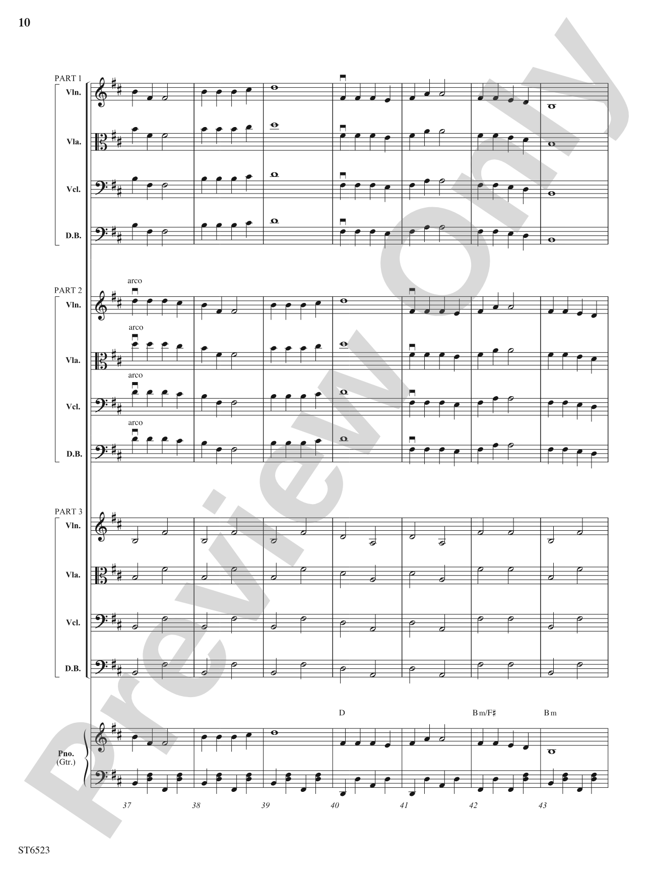 The Russian Music Box: Flexible String Ensemble Score & Parts