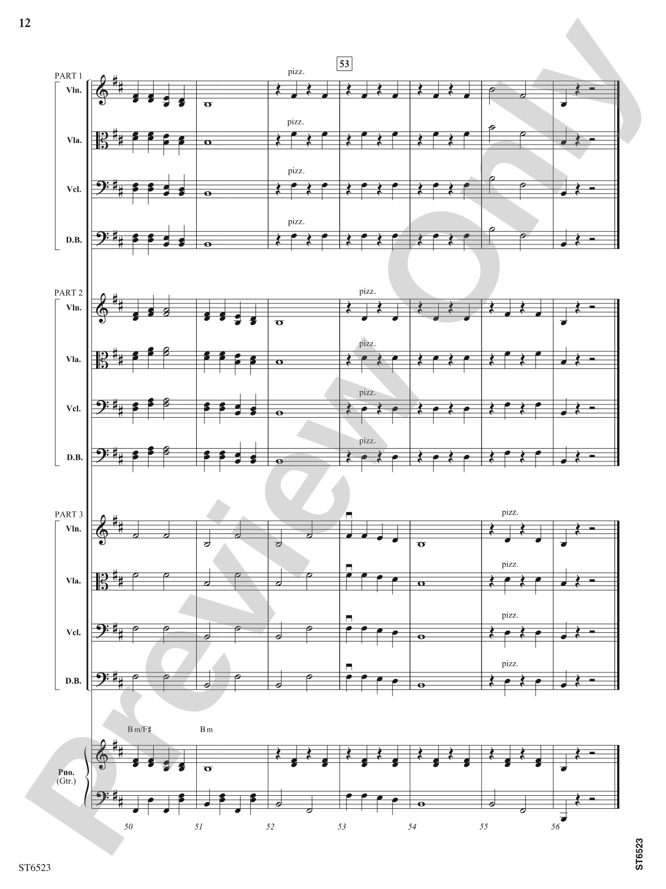 The Russian Music Box: Flexible String Ensemble Score & Parts
