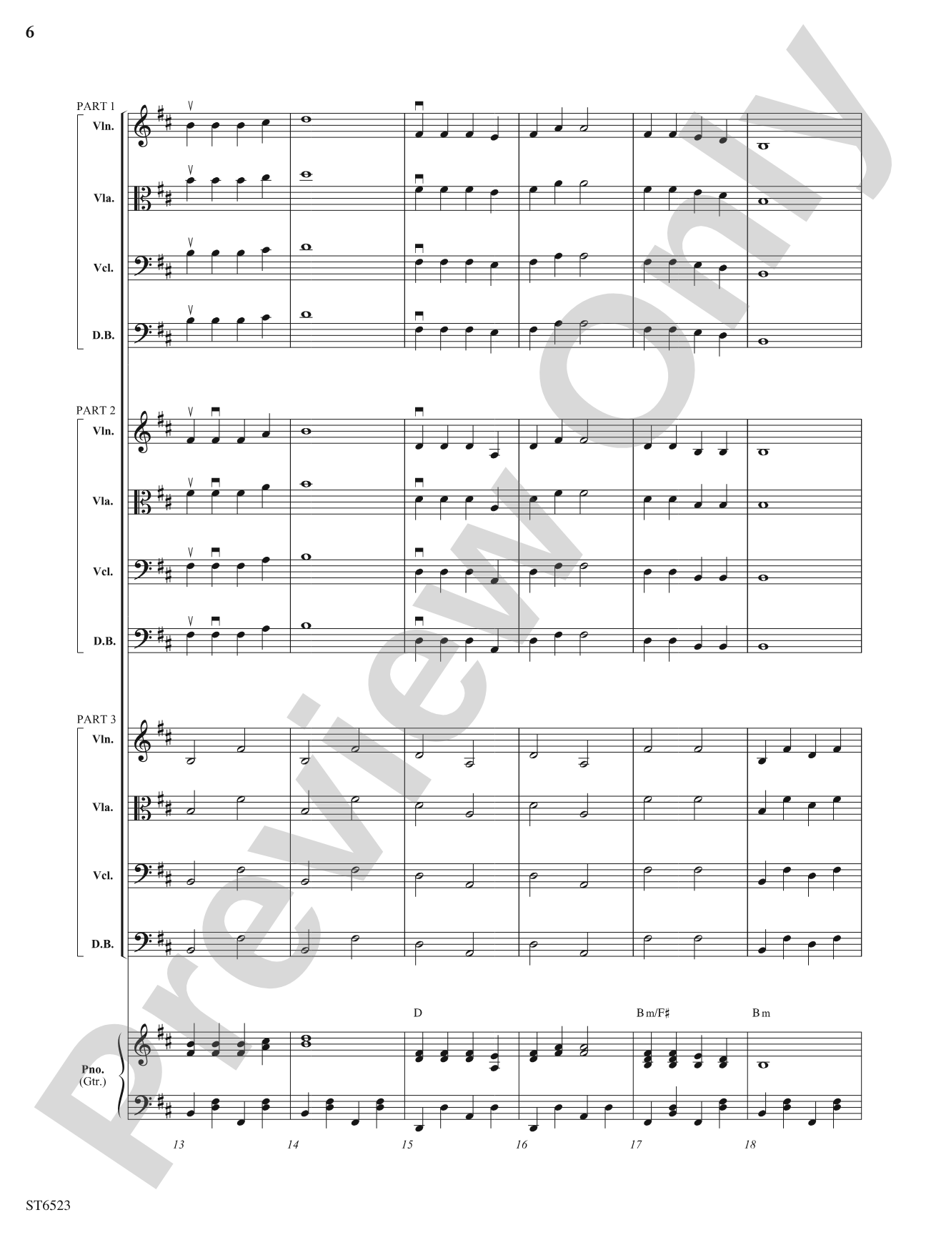 The Russian Music Box: Flexible String Ensemble Score & Parts