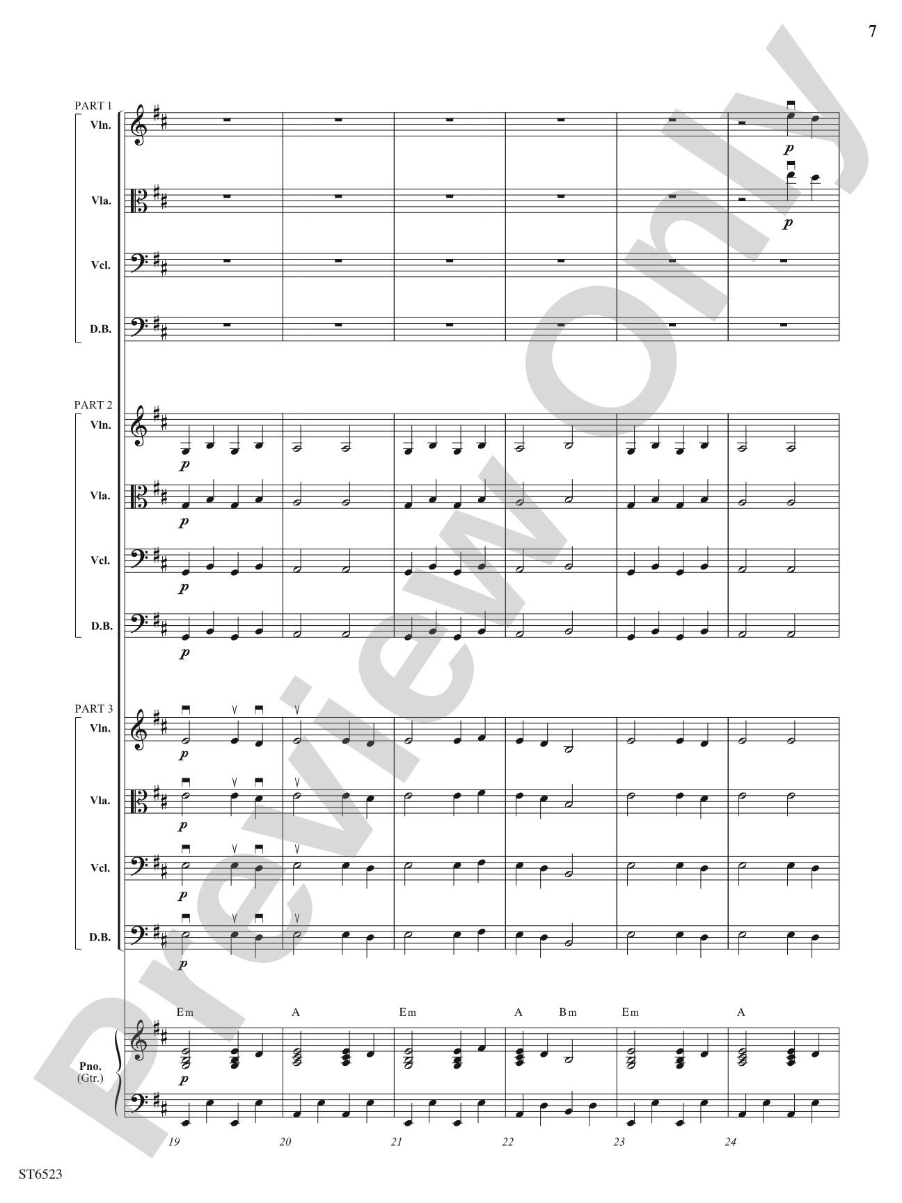 The Russian Music Box: Flexible String Ensemble Score & Parts