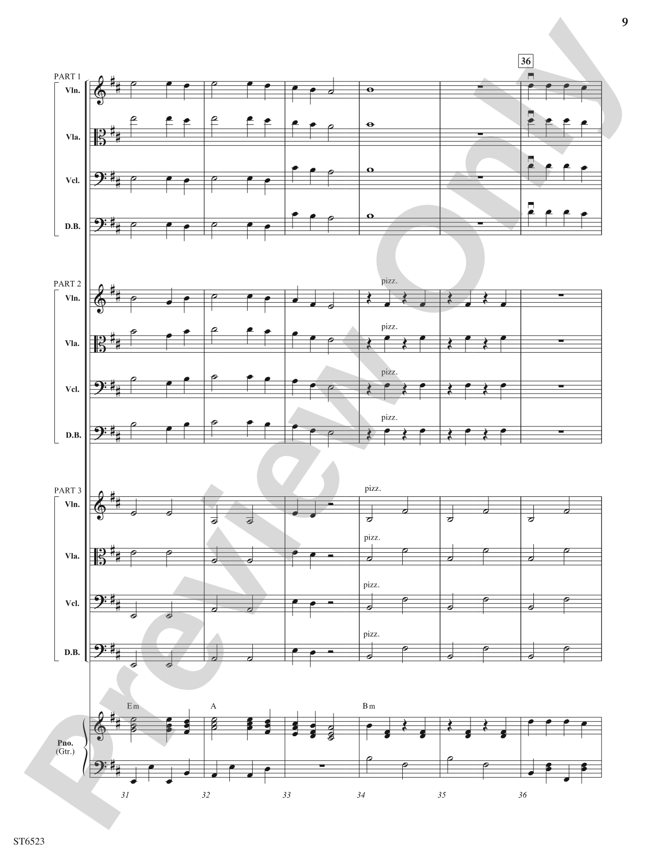 The Russian Music Box: Flexible String Ensemble Score & Parts