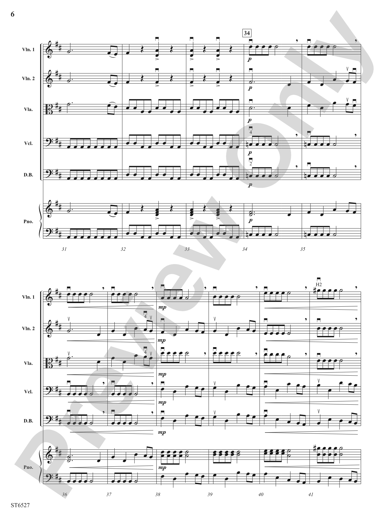 Finale from Symphony No. 5: String Orchestra Conductor Score & Parts
