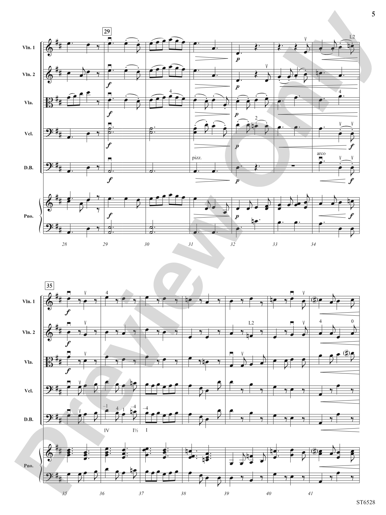 Christmas Day, Christmas Night (I Saw Three Ships - Sussex Carol): String Orchestra Conductor Score & Parts