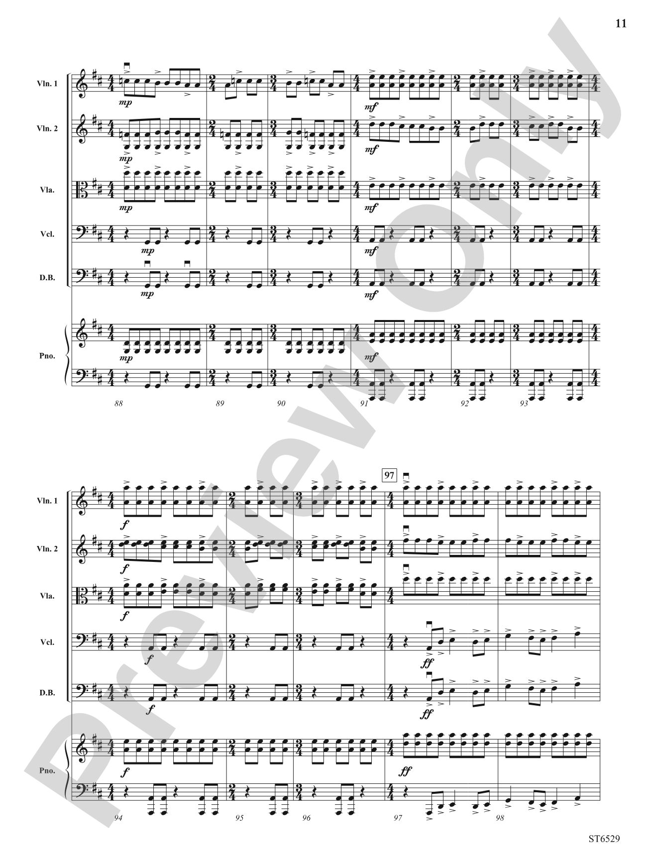 (You Are) Amazing: String Orchestra Conductor Score & Parts