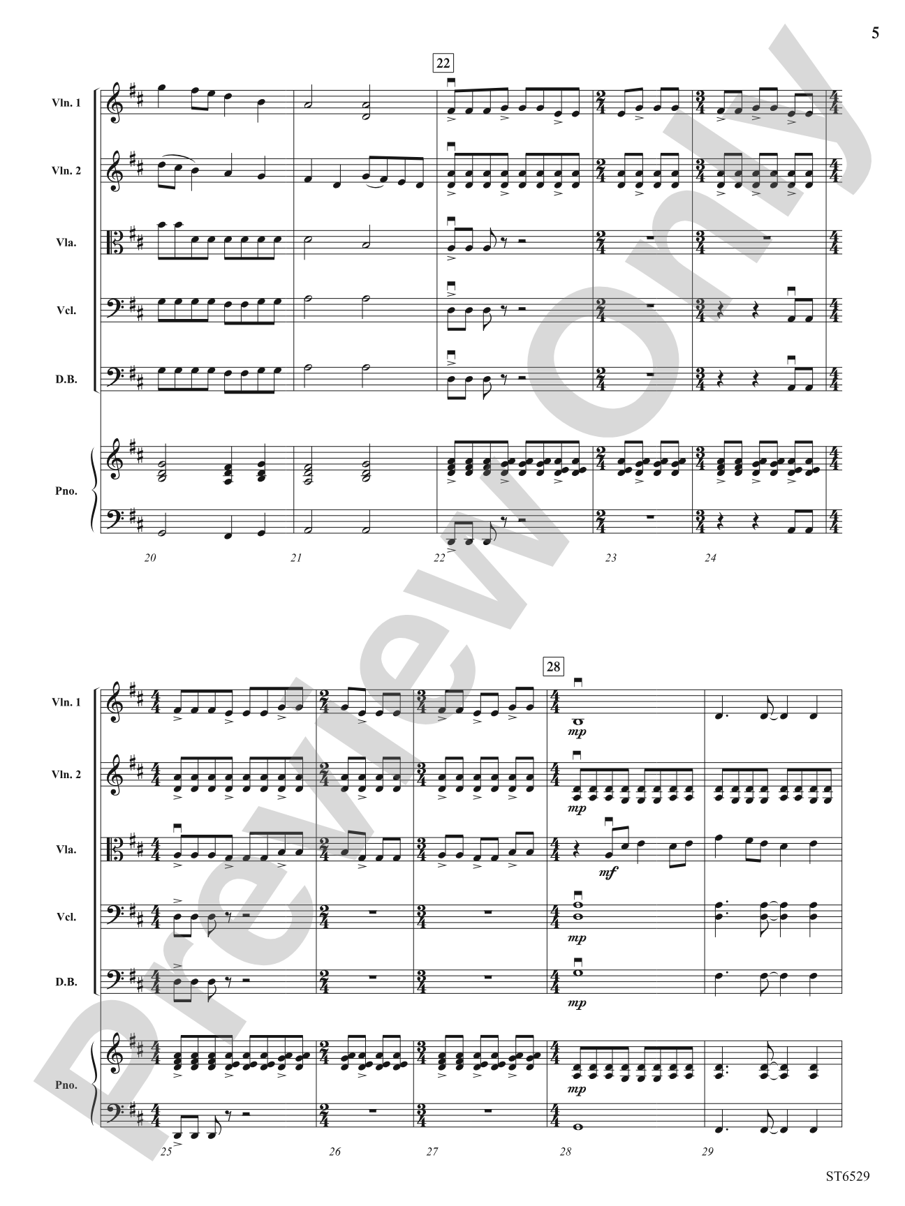 (You Are) Amazing: String Orchestra Conductor Score & Parts