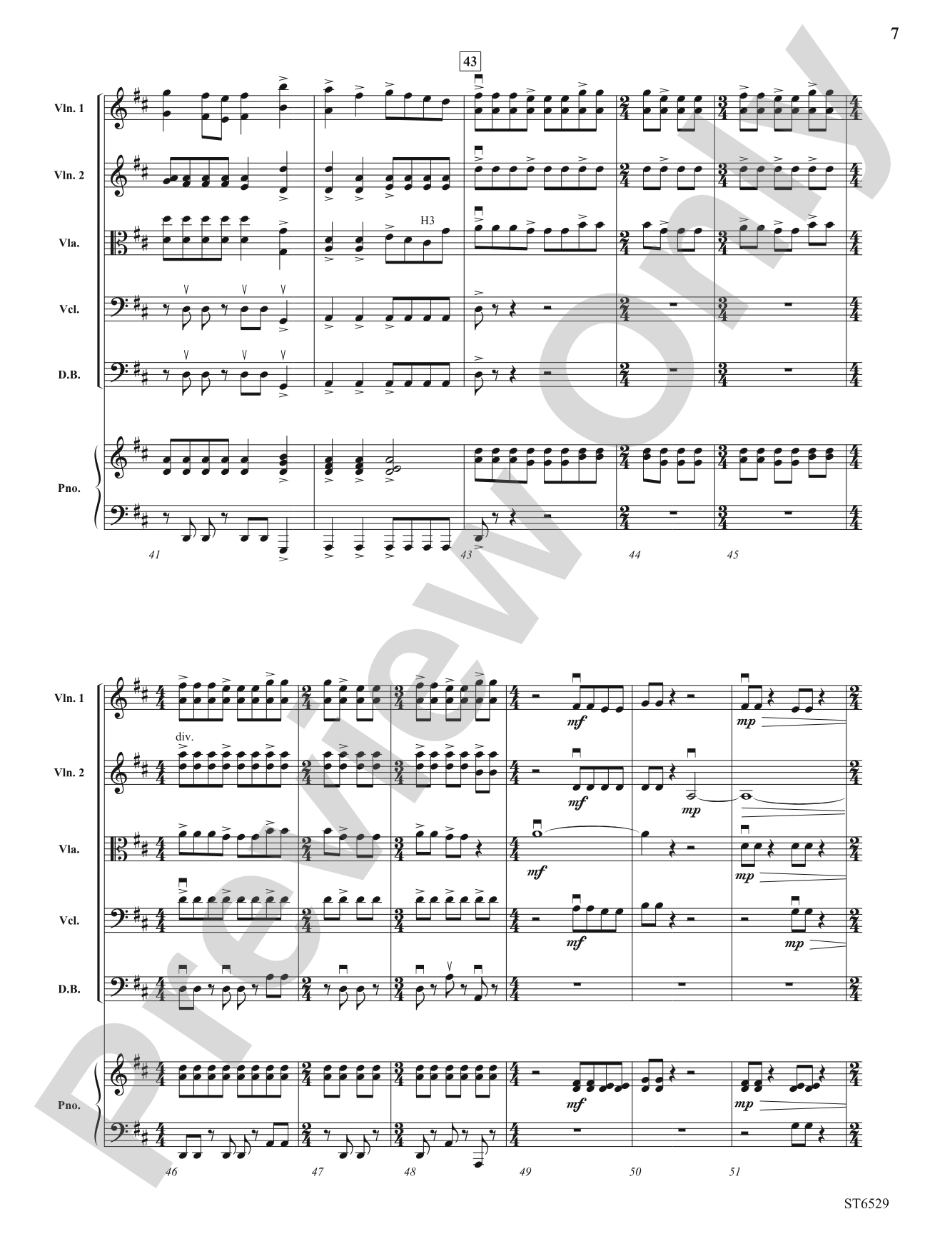 (You Are) Amazing: String Orchestra Conductor Score & Parts
