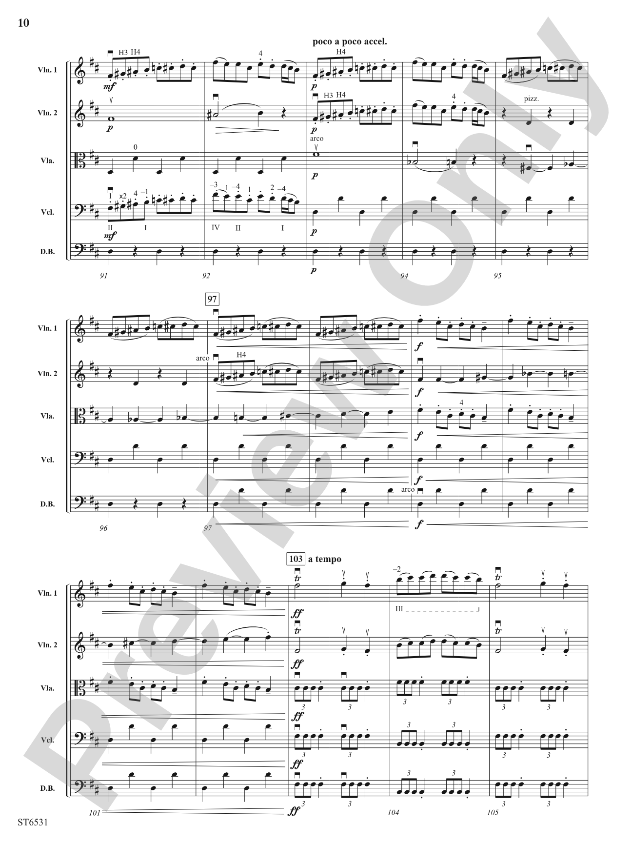 Night on Bald Mountain: String Orchestra Conductor Score & Parts