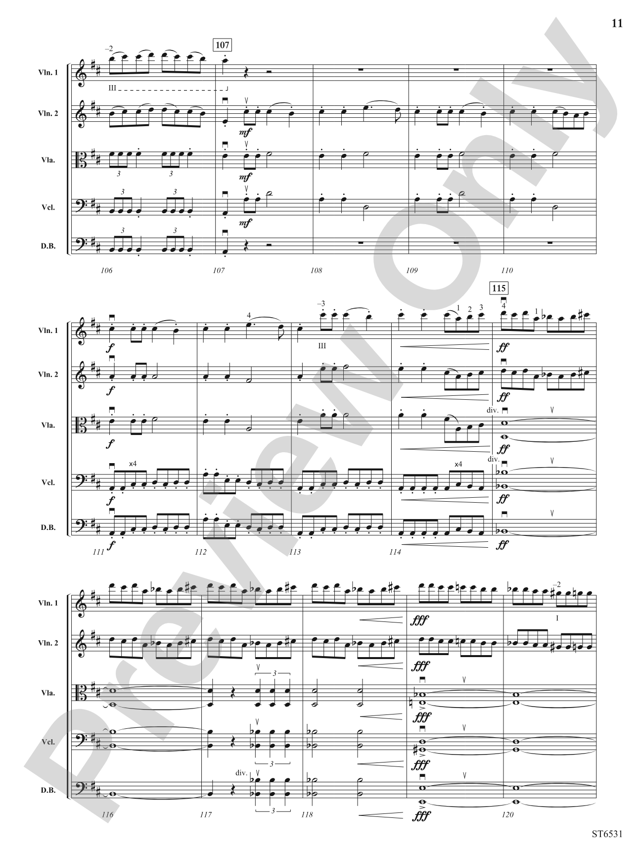 Night on Bald Mountain: String Orchestra Conductor Score & Parts