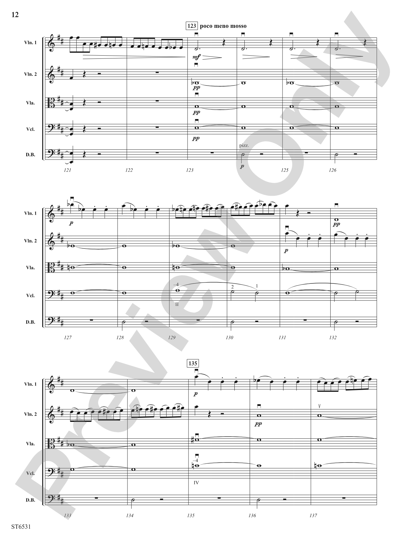 Night on Bald Mountain: String Orchestra Conductor Score & Parts