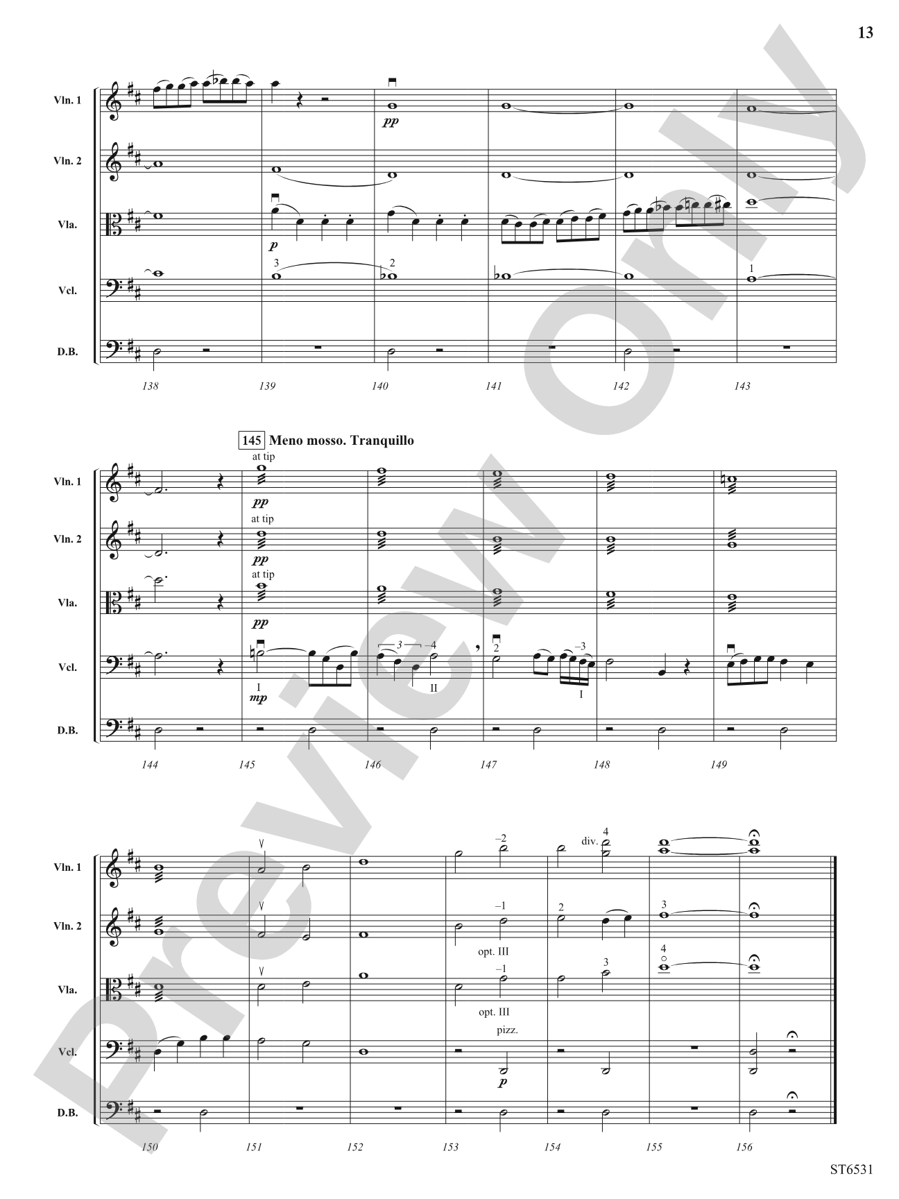 Night on Bald Mountain: String Orchestra Conductor Score & Parts