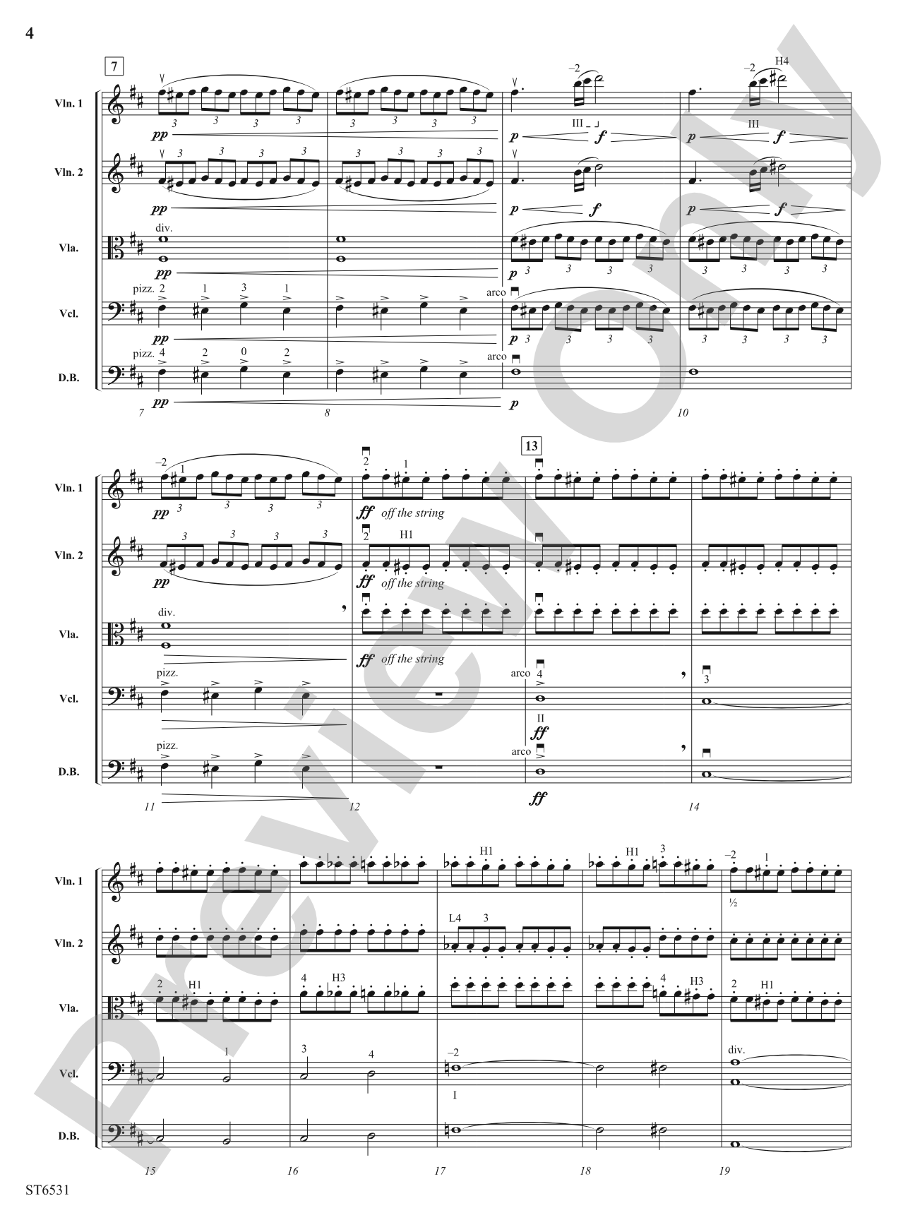 Night on Bald Mountain: String Orchestra Conductor Score & Parts