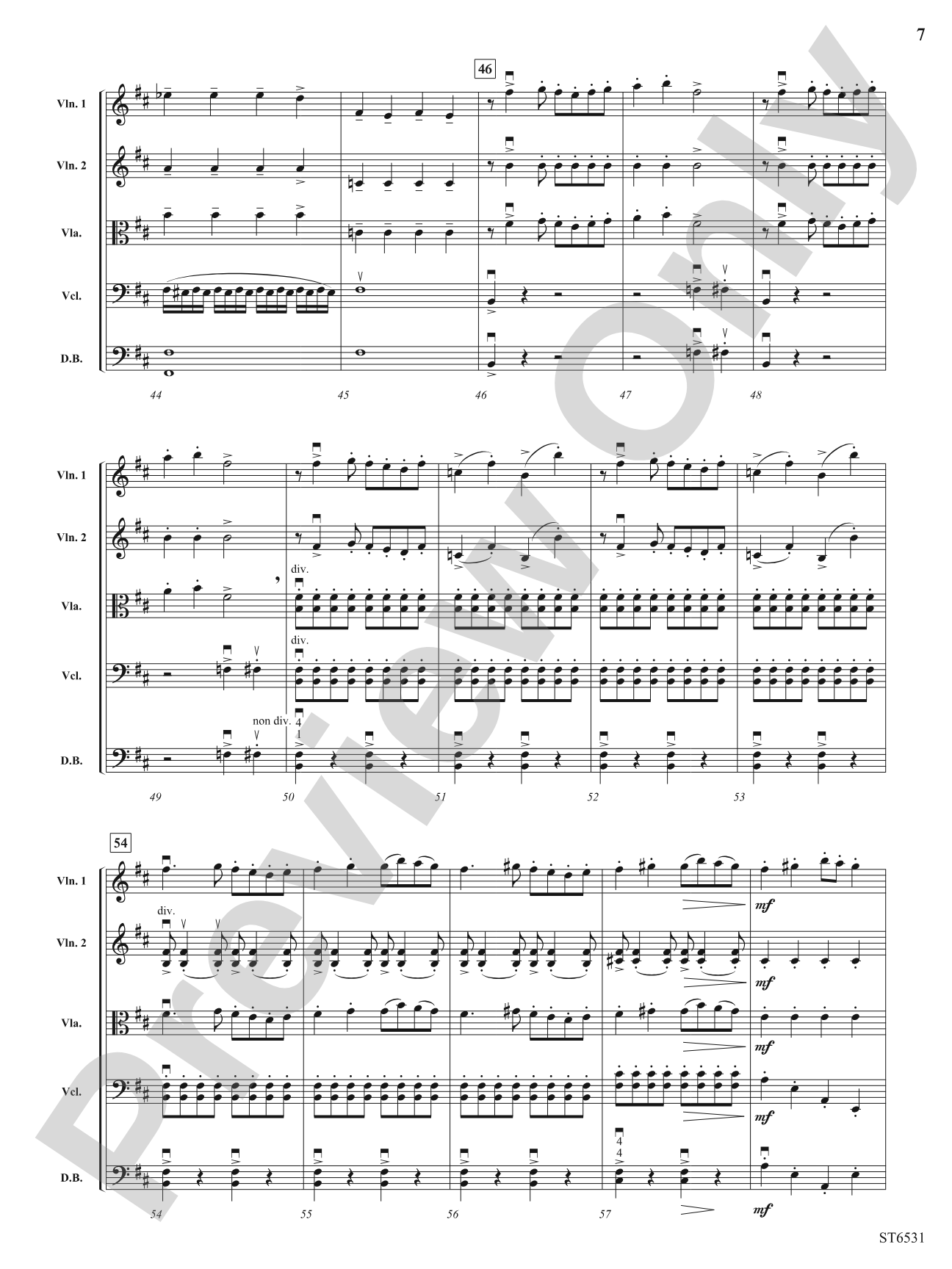 Night on Bald Mountain: String Orchestra Conductor Score & Parts