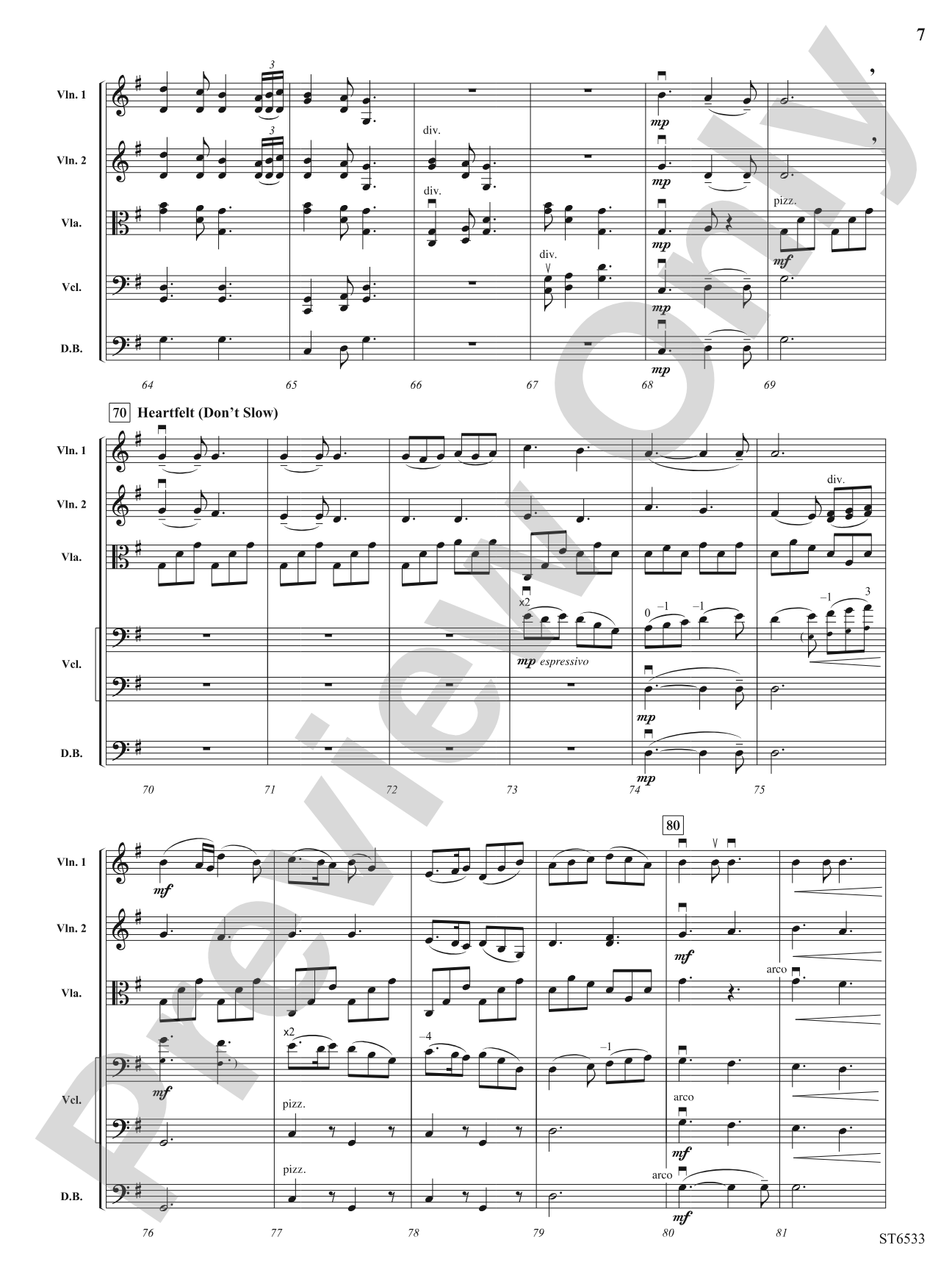 Pride of the Highlands: String Orchestra Conductor Score & Parts