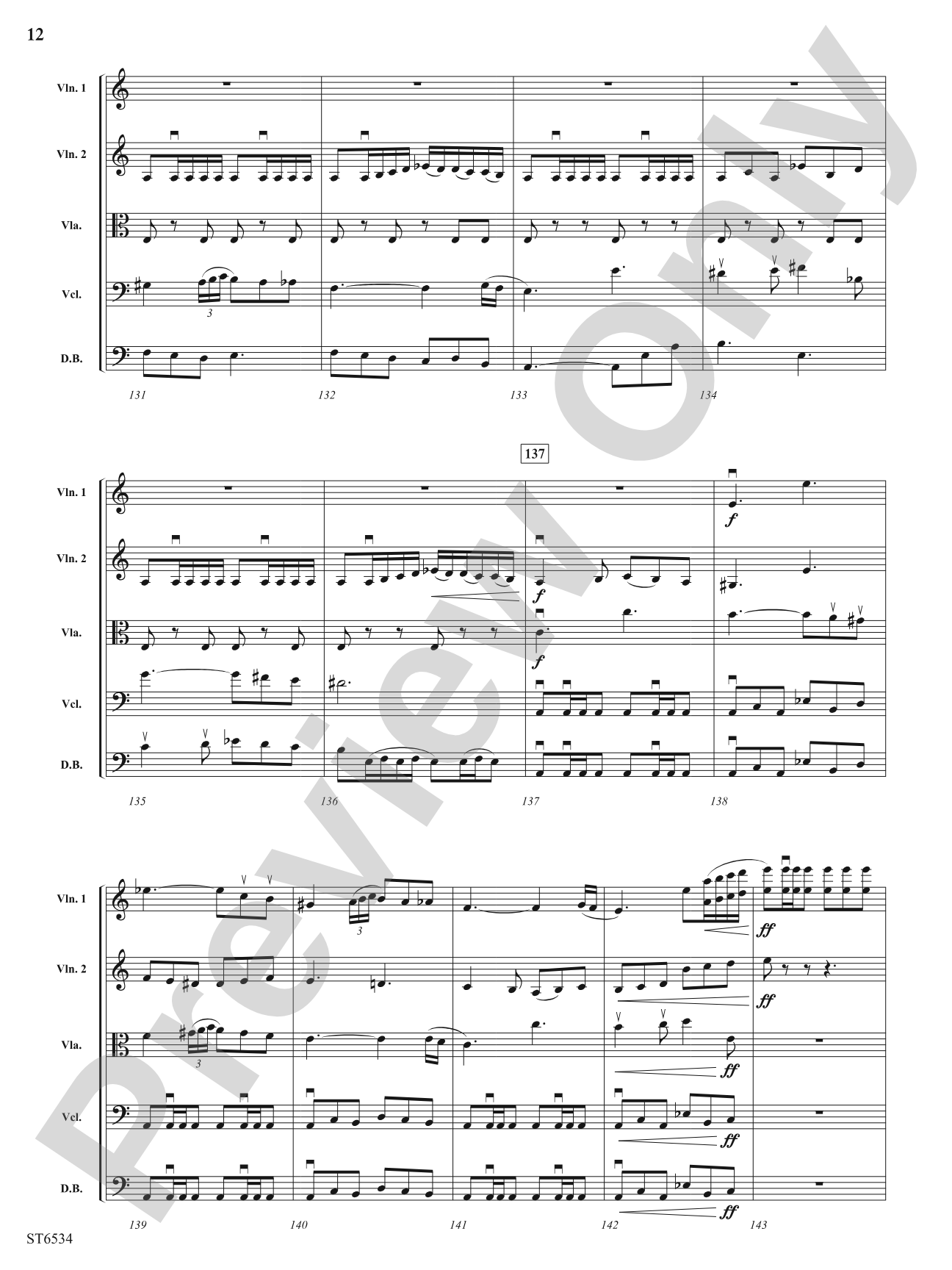 The Fire Within: String Orchestra Conductor Score & Parts