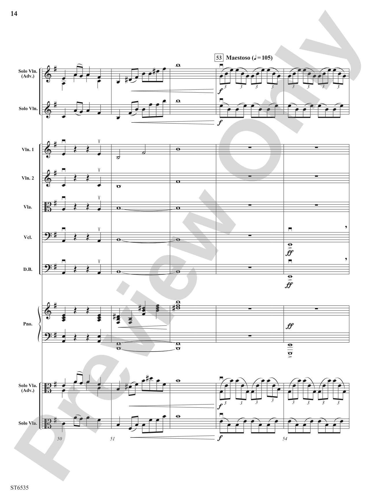 Invicta: String Orchestra Conductor Score & Parts