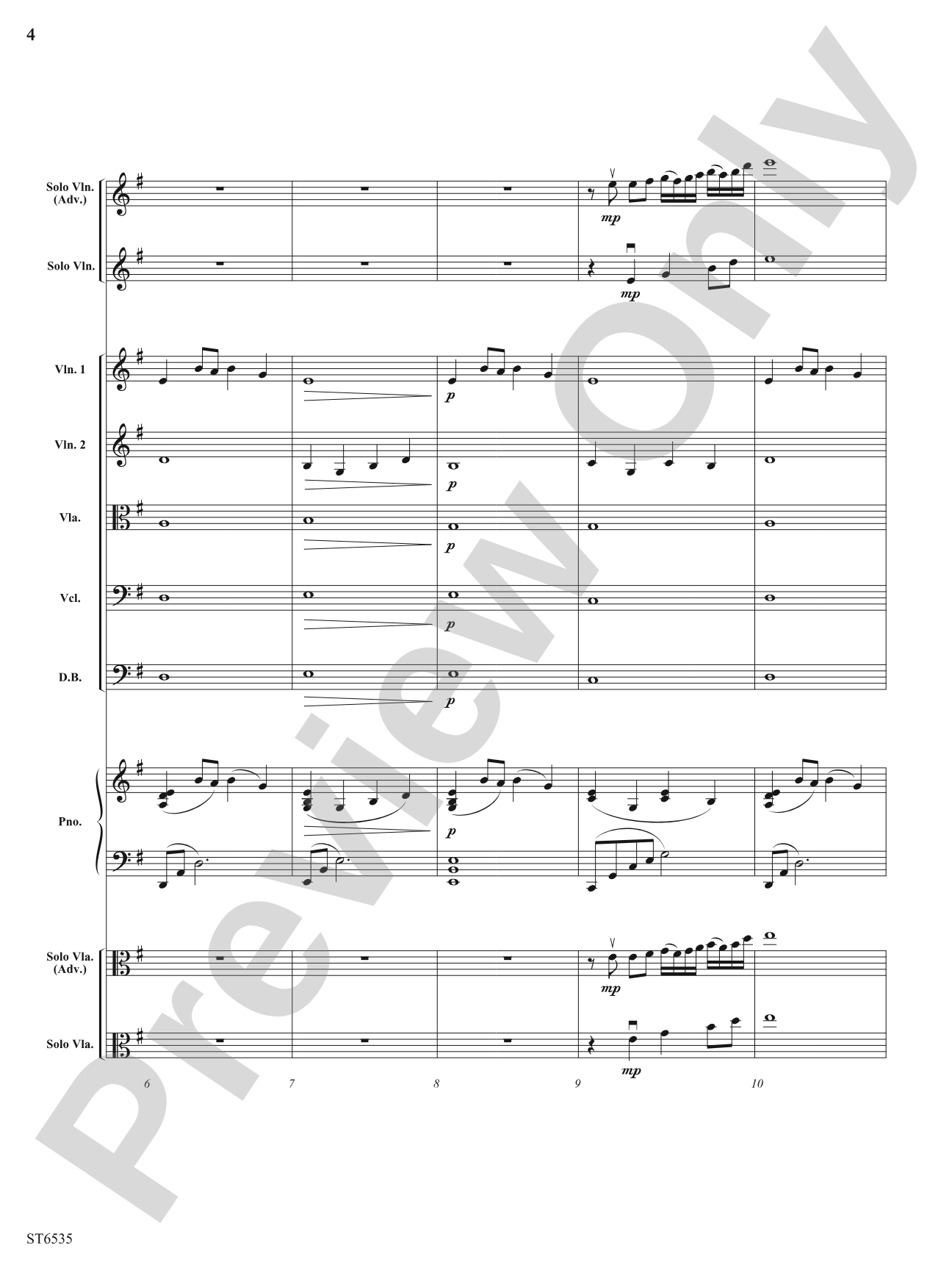 Invicta: String Orchestra Conductor Score & Parts