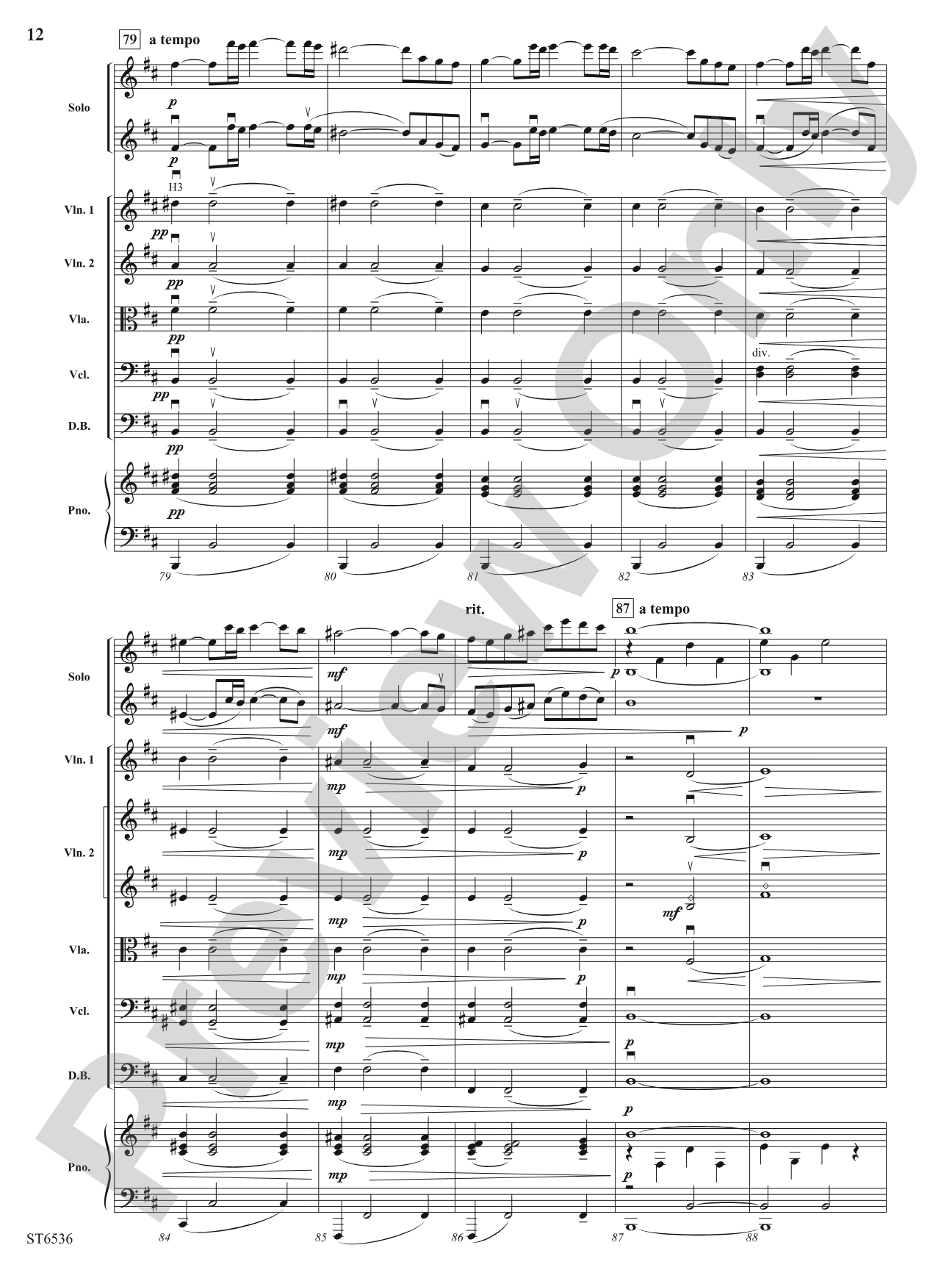 Air for Buenos Aires: String Orchestra Conductor Score & Parts