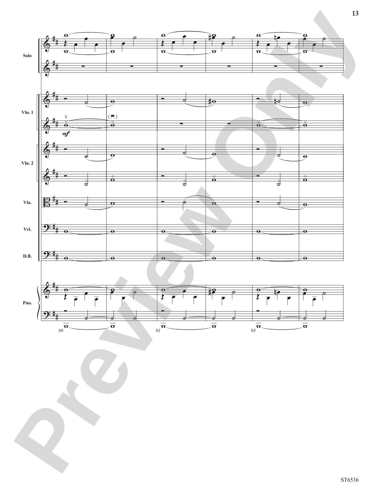 Air for Buenos Aires: String Orchestra Conductor Score & Parts
