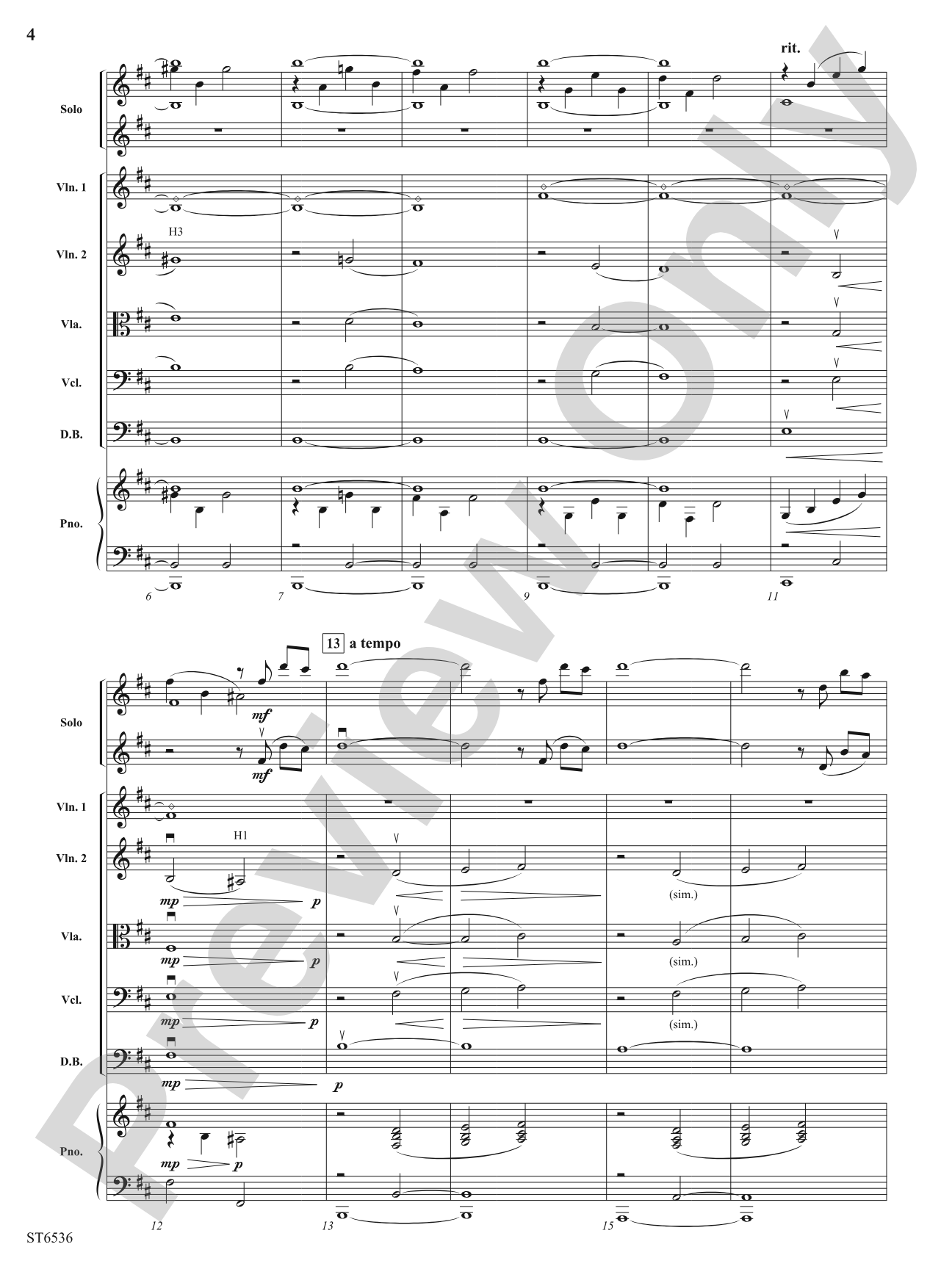 Air for Buenos Aires: String Orchestra Conductor Score & Parts