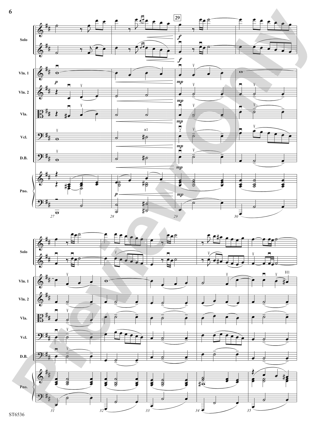 Air for Buenos Aires: String Orchestra Conductor Score & Parts
