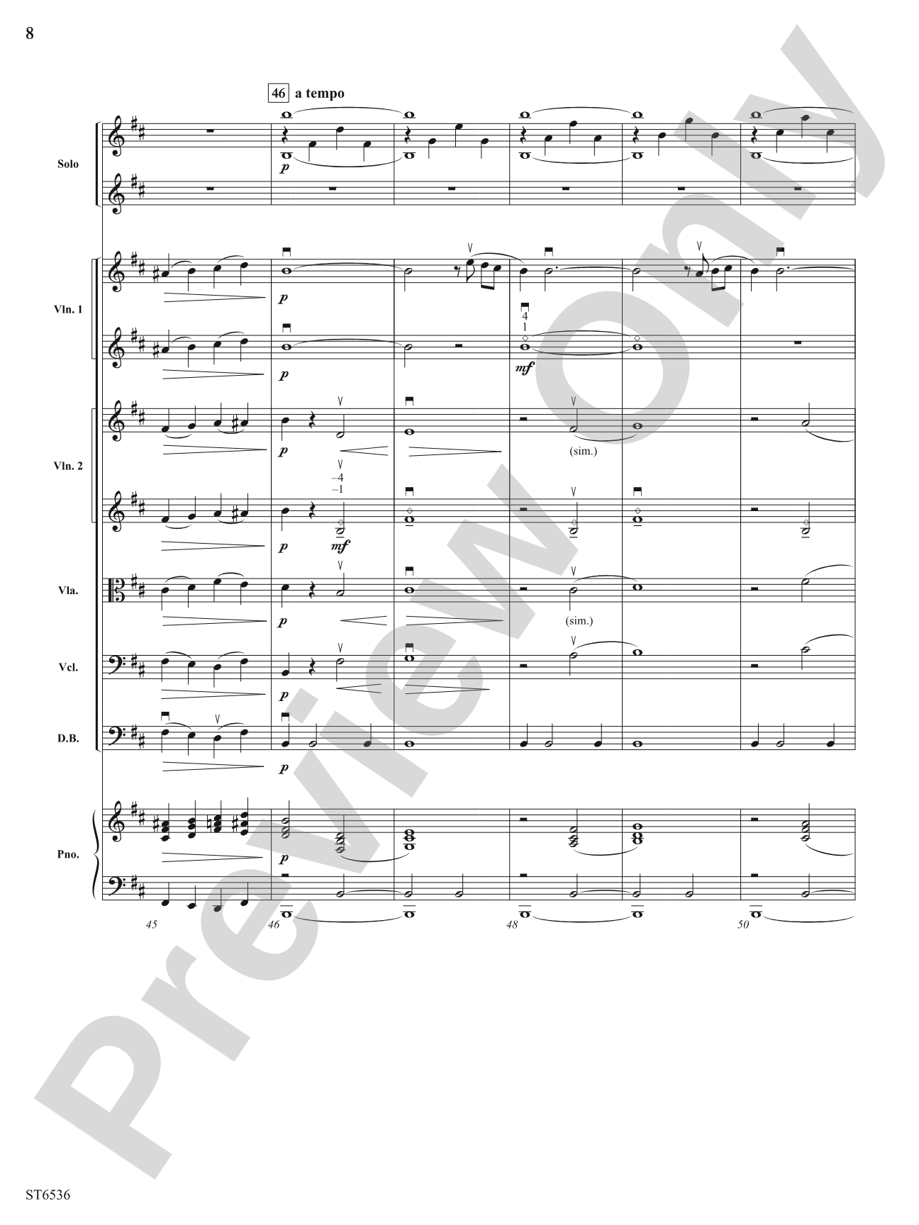 Air for Buenos Aires: String Orchestra Conductor Score & Parts