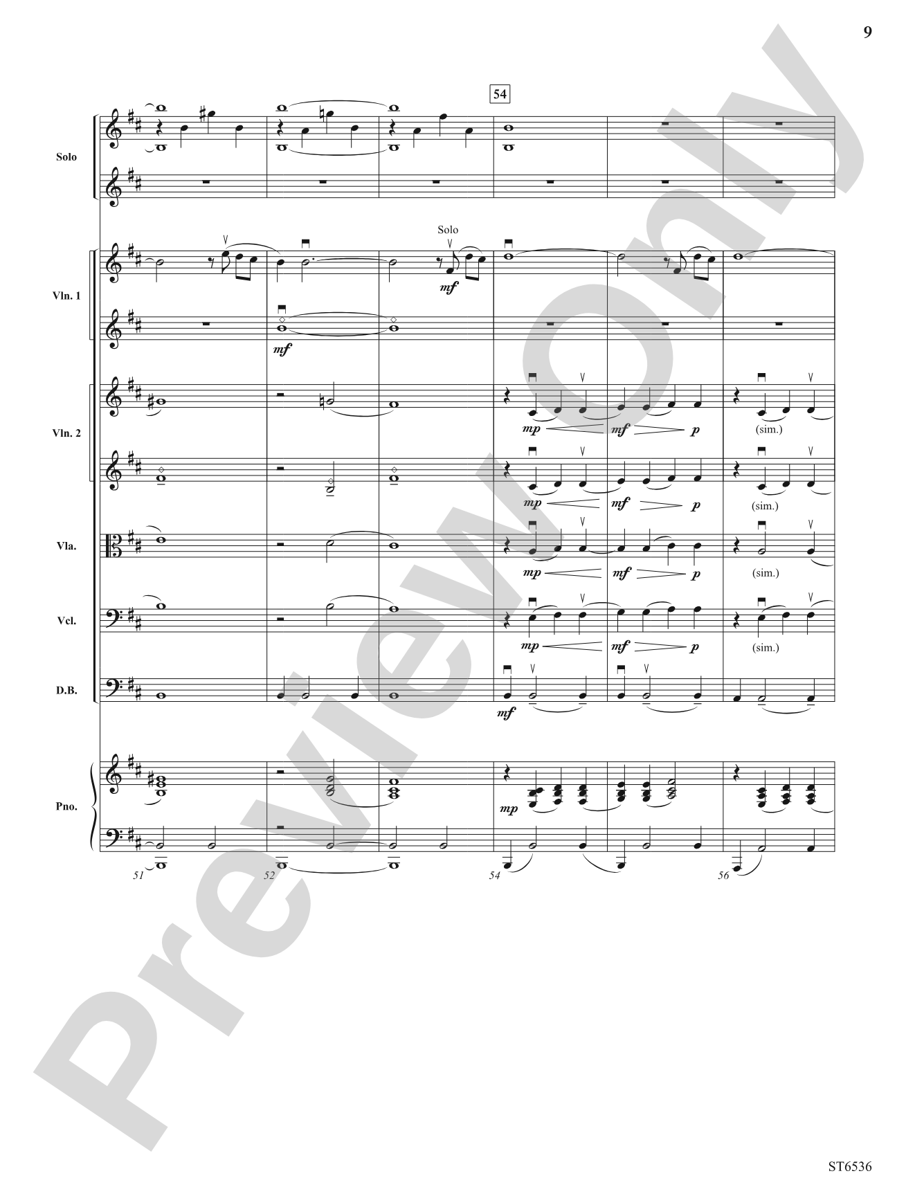 Air for Buenos Aires: String Orchestra Conductor Score & Parts