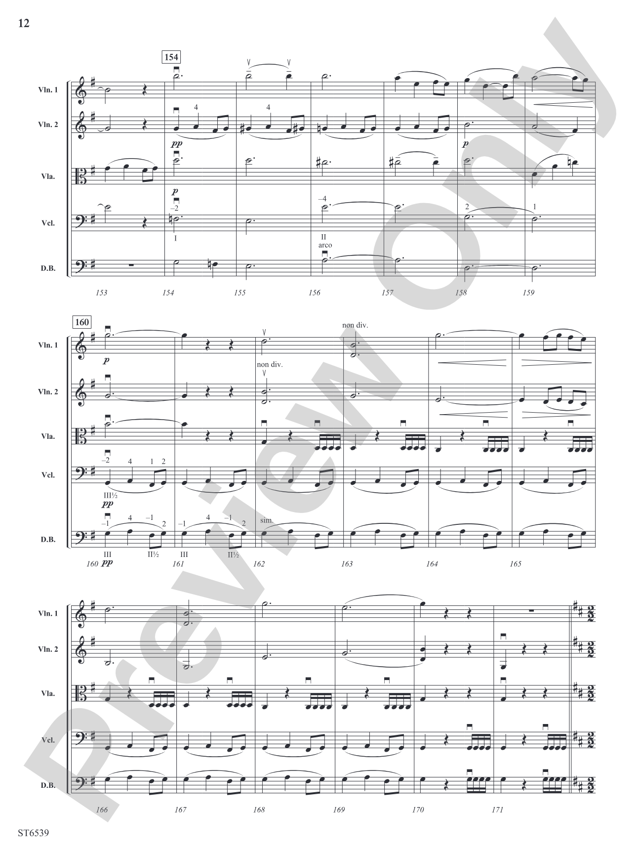 Carnival Overture: String Orchestra Conductor Score & Parts