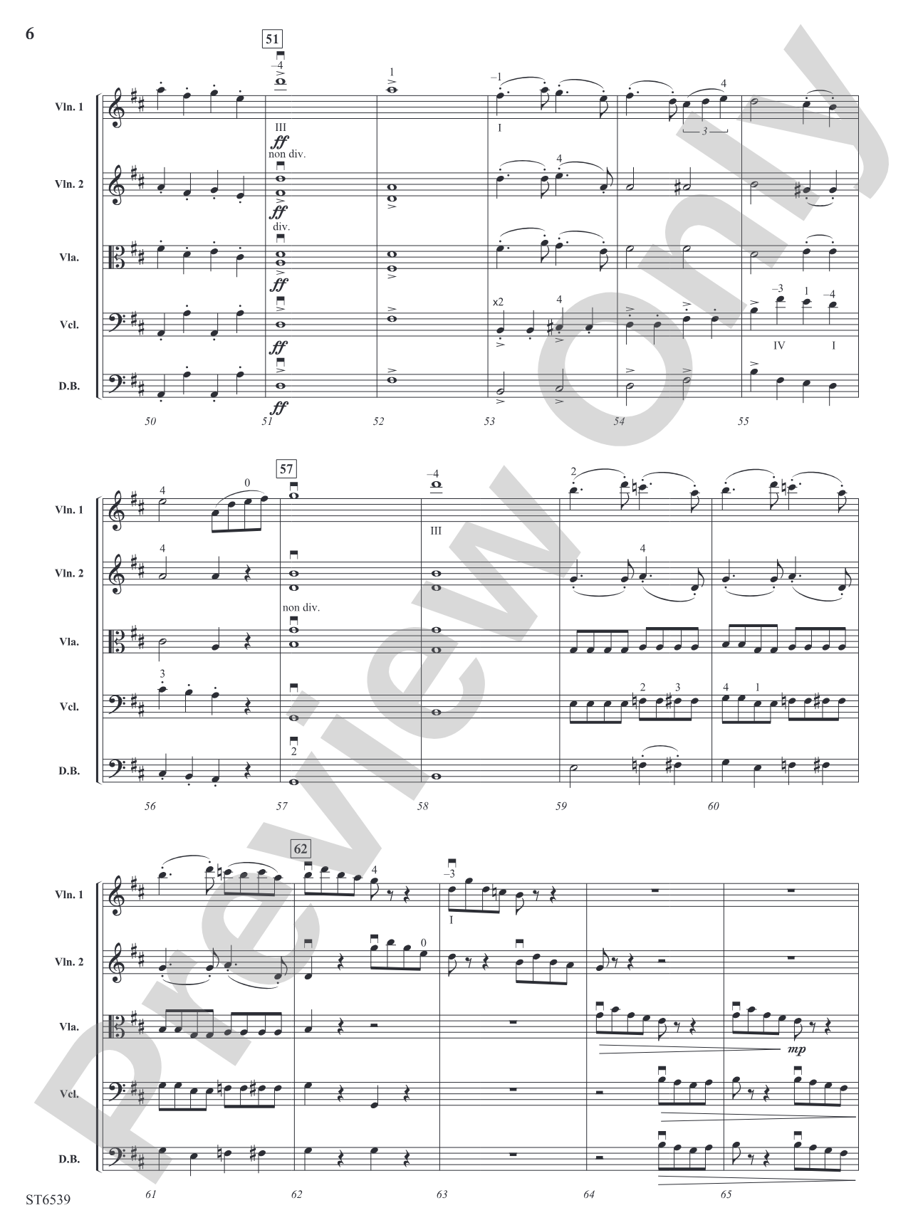 Carnival Overture: String Orchestra Conductor Score & Parts