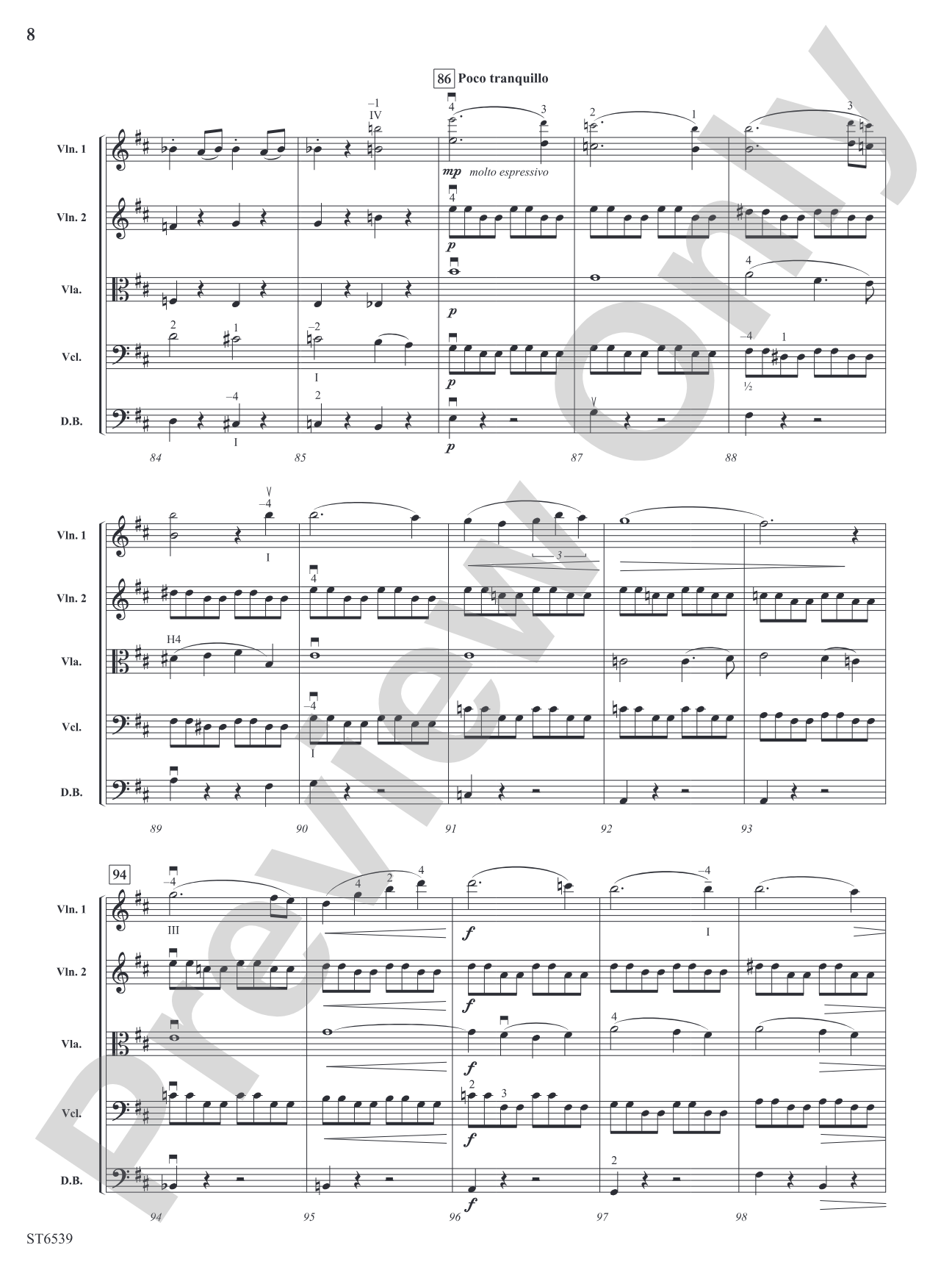 Carnival Overture: String Orchestra Conductor Score & Parts