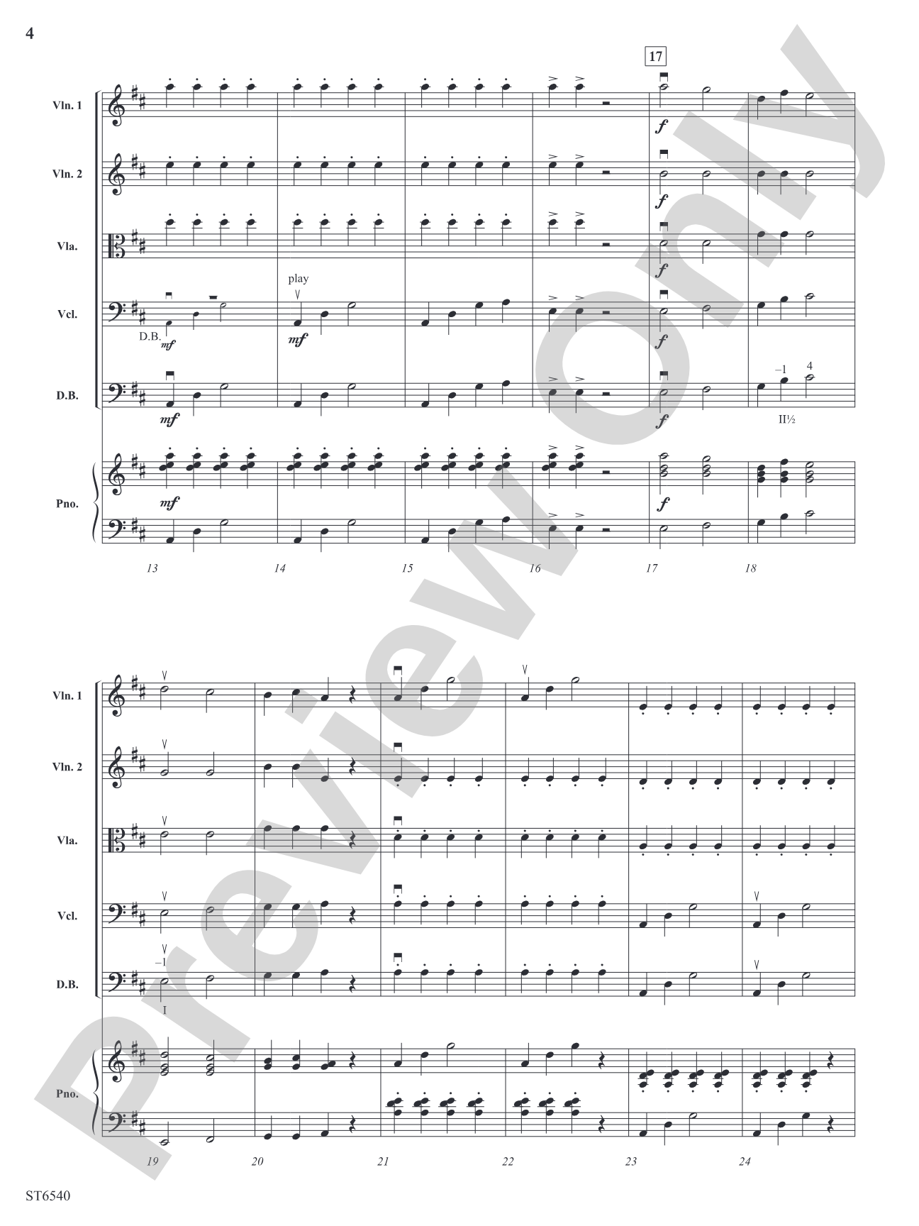 Jupiter Rising (Adapted from <i>The Planets</i>): String Orchestra Conductor Score & Parts