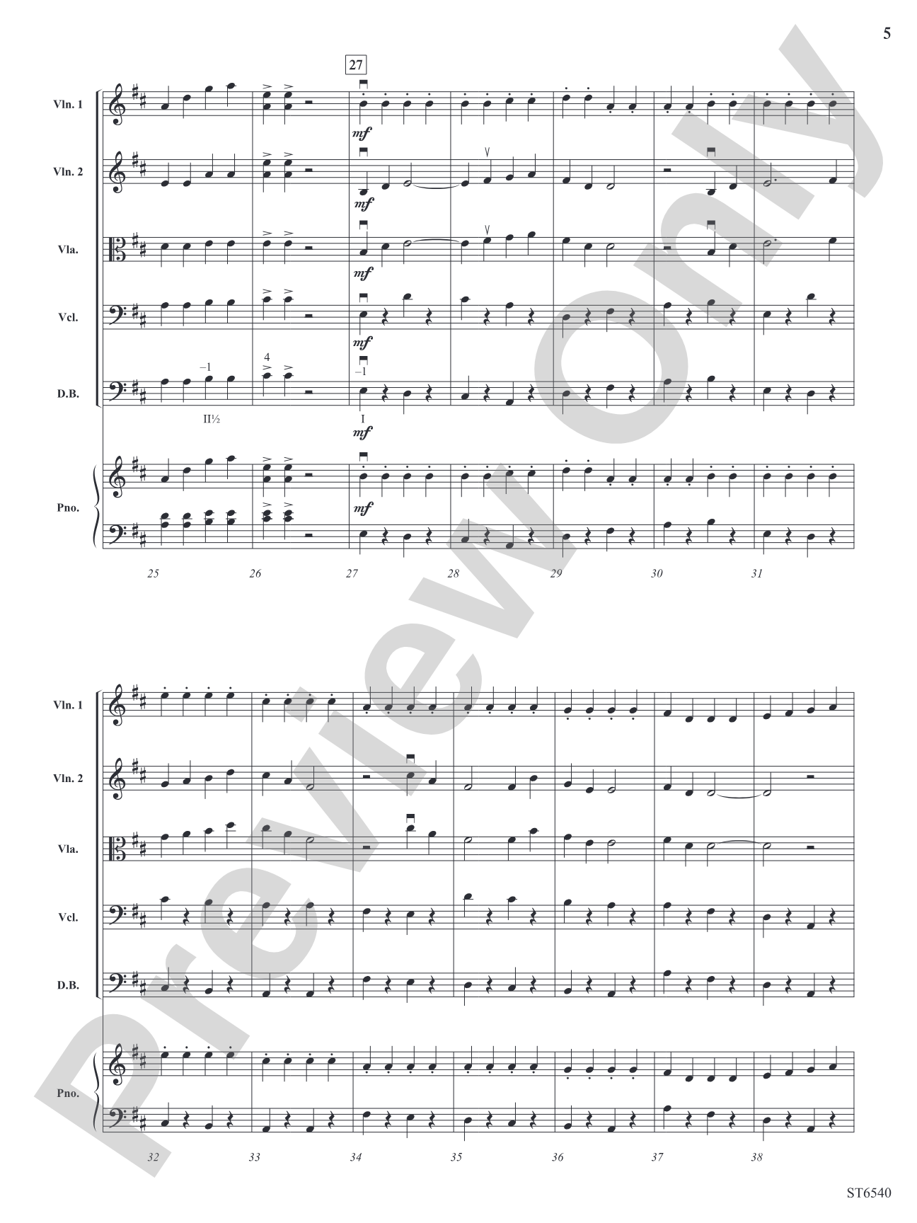 Jupiter Rising (Adapted from <i>The Planets</i>): String Orchestra Conductor Score & Parts