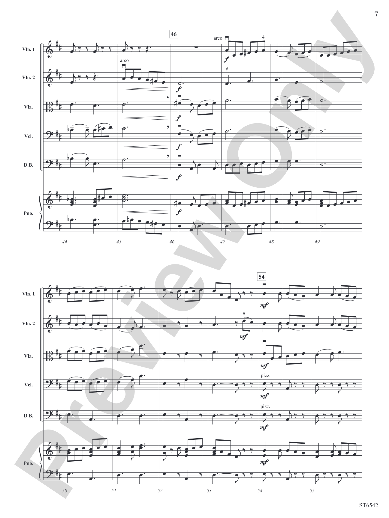 To B, or Not to B?: String Orchestra Conductor Score & Parts