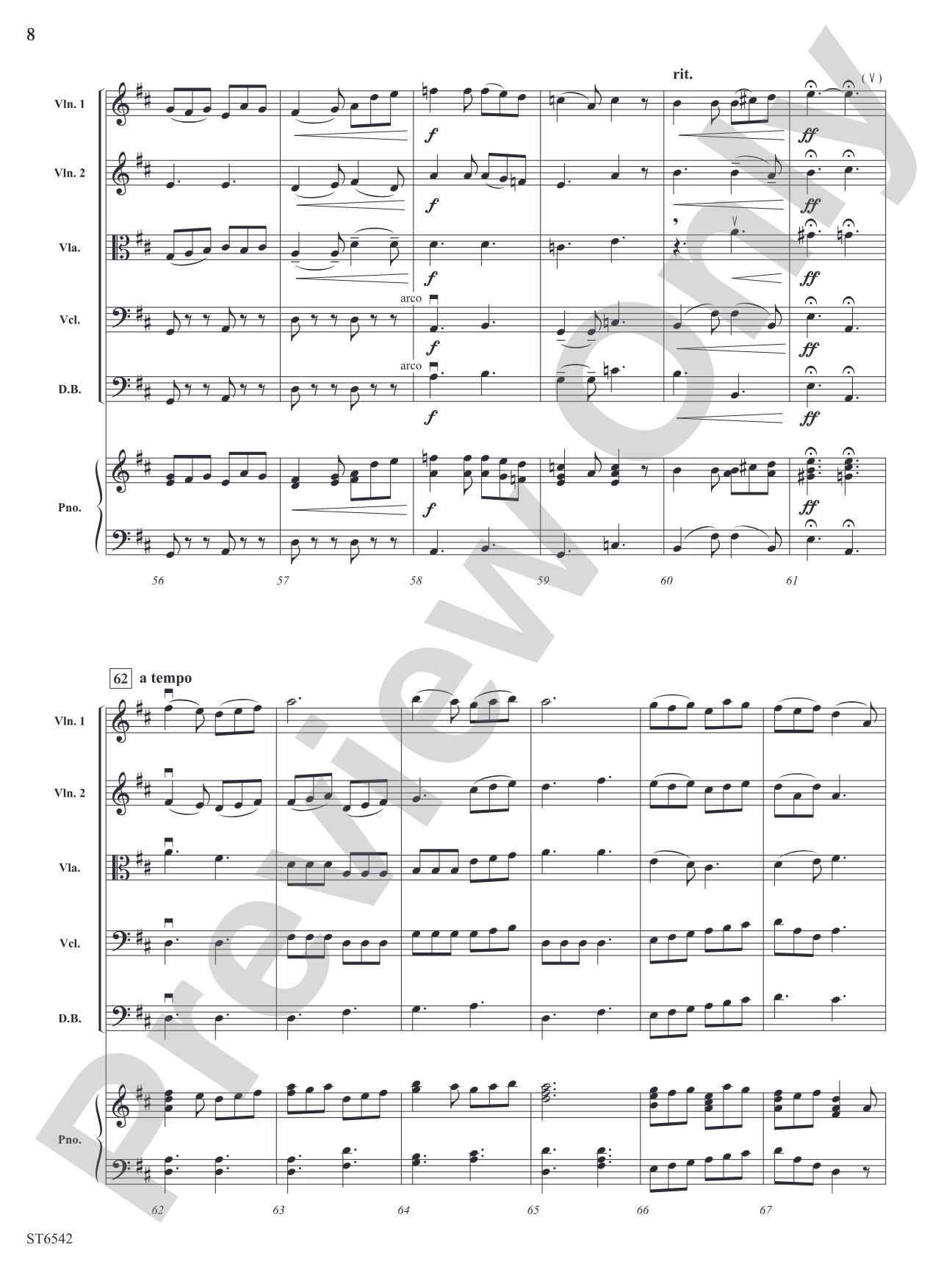 To B, or Not to B?: String Orchestra Conductor Score & Parts