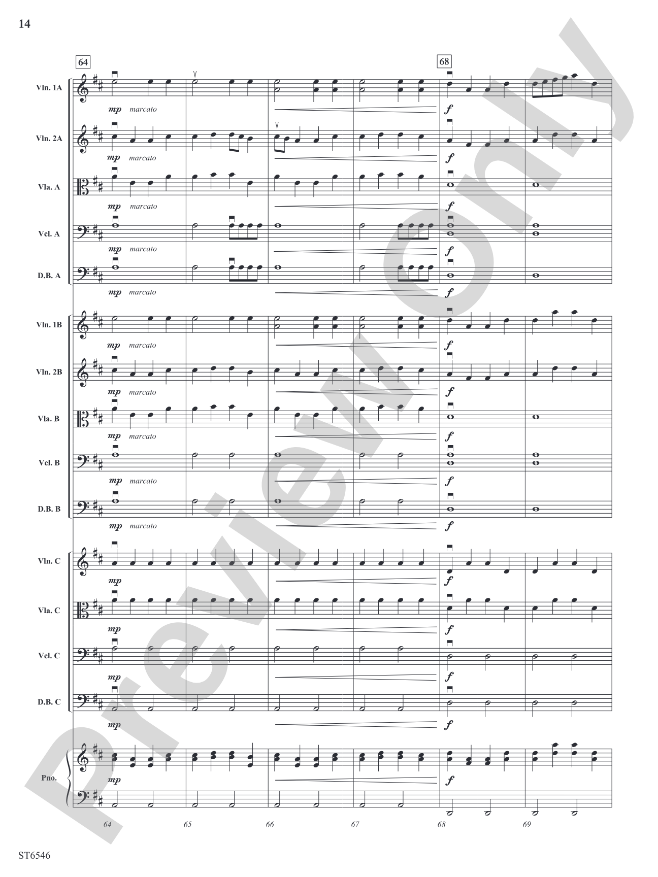 Momentous (for single or multi-level string orchestra): String Orchestra Conductor Score & Parts