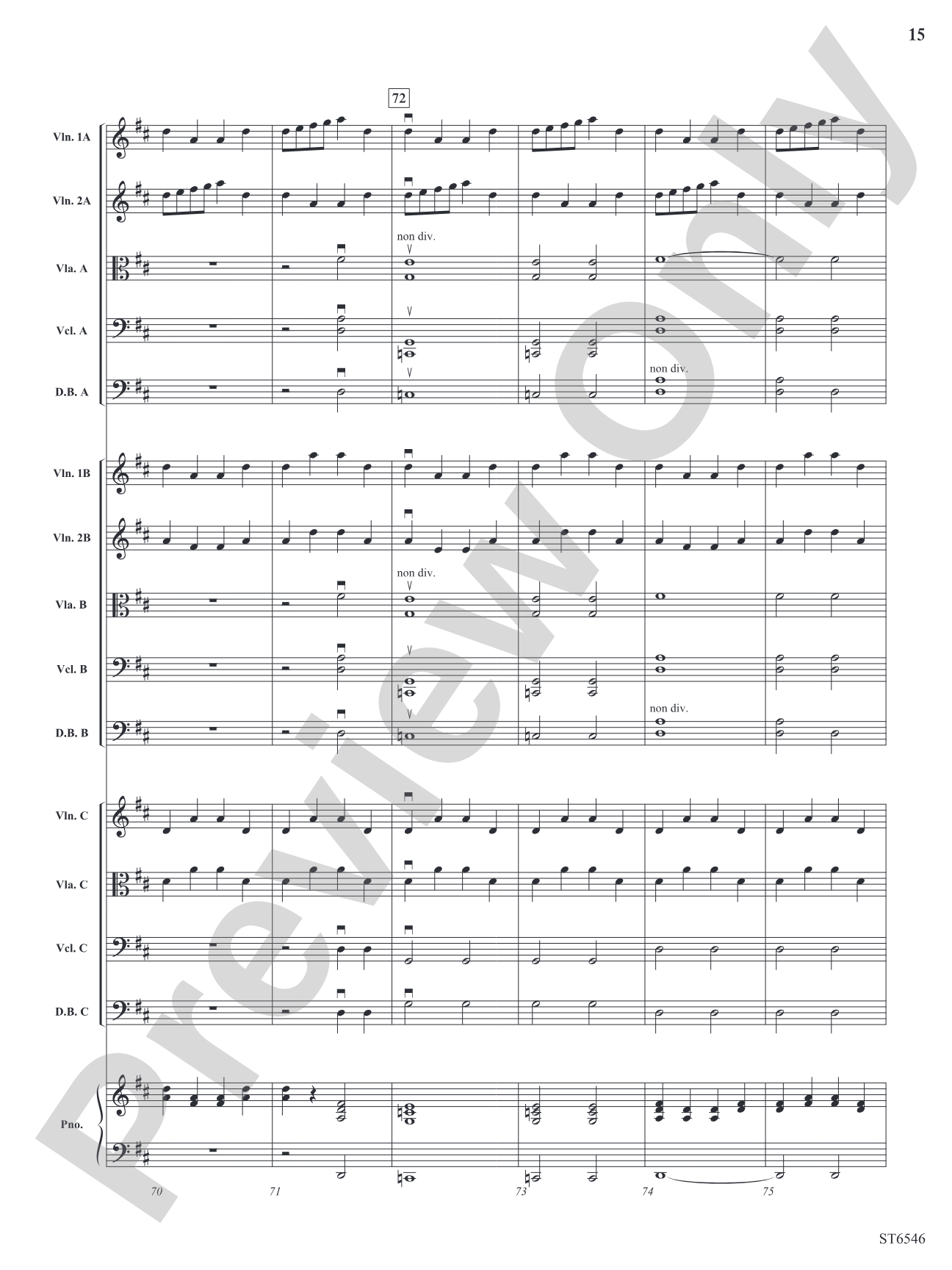 Momentous (for single or multi-level string orchestra): String Orchestra Conductor Score & Parts