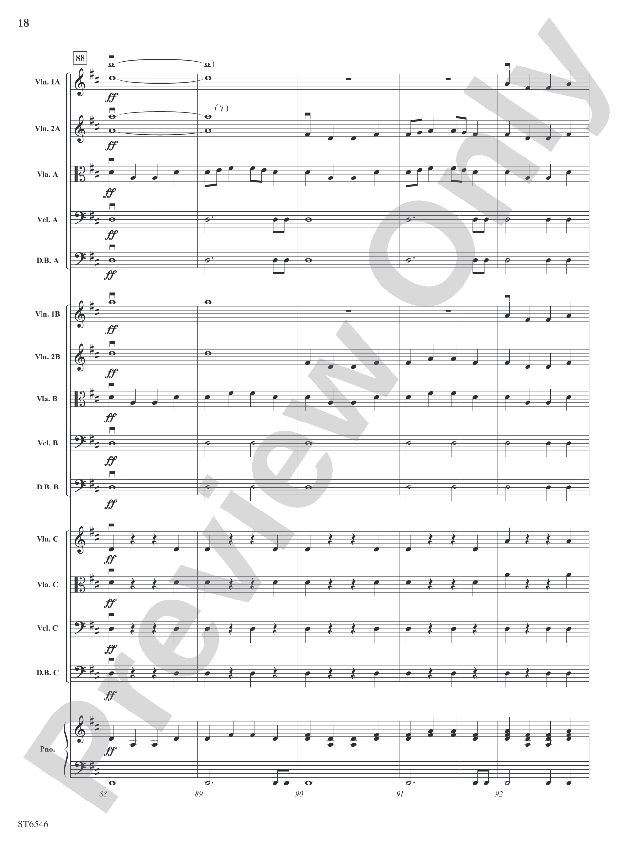 Momentous (for single or multi-level string orchestra): String Orchestra Conductor Score & Parts