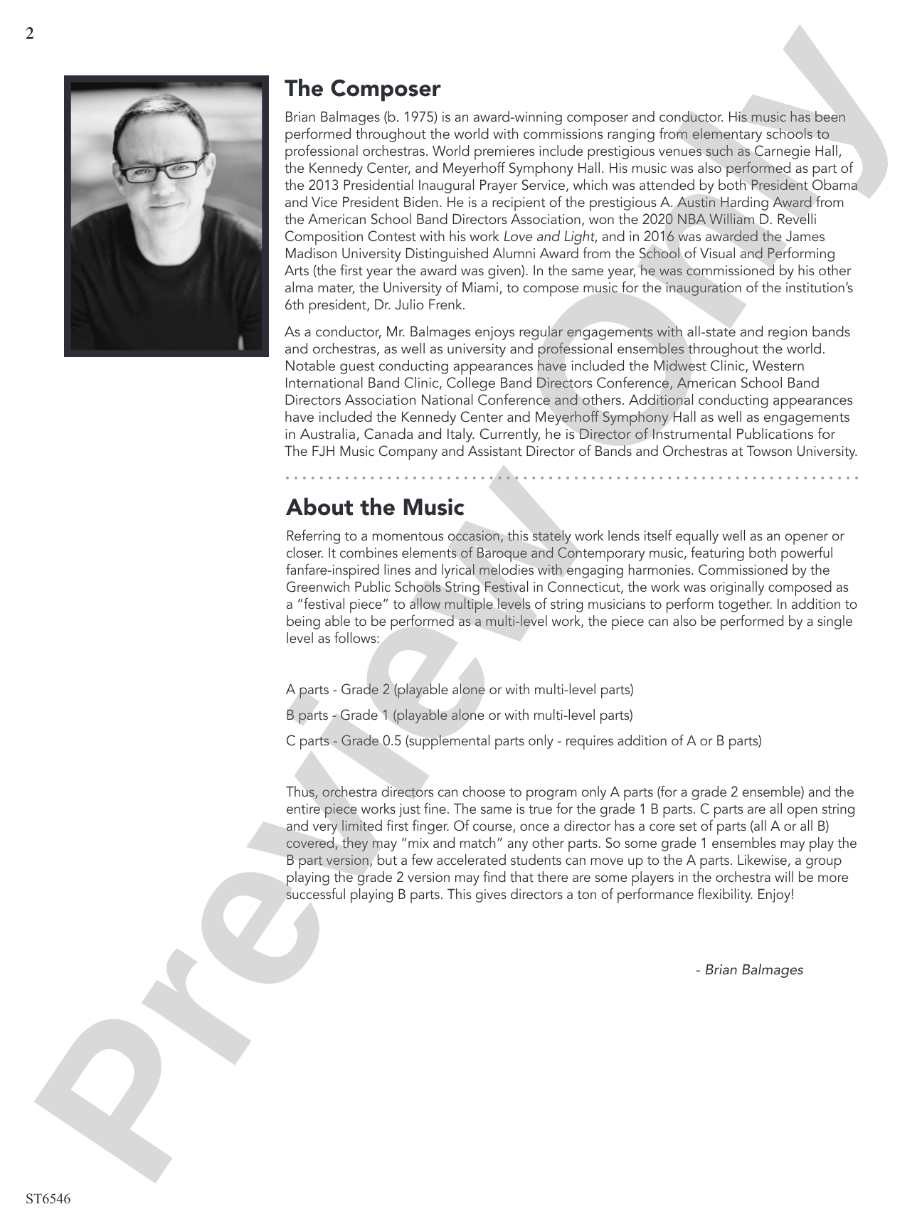 Momentous (for single or multi-level string orchestra): String Orchestra Conductor Score & Parts