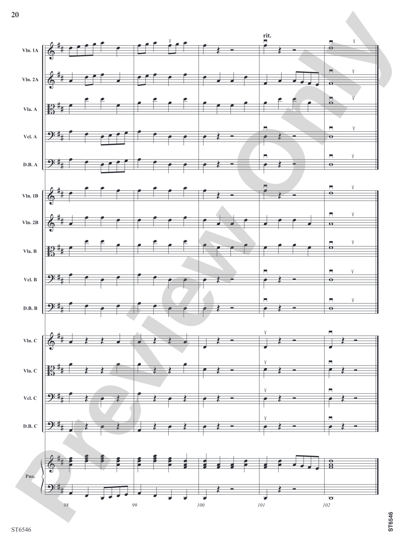 Momentous (for single or multi-level string orchestra): String Orchestra Conductor Score & Parts