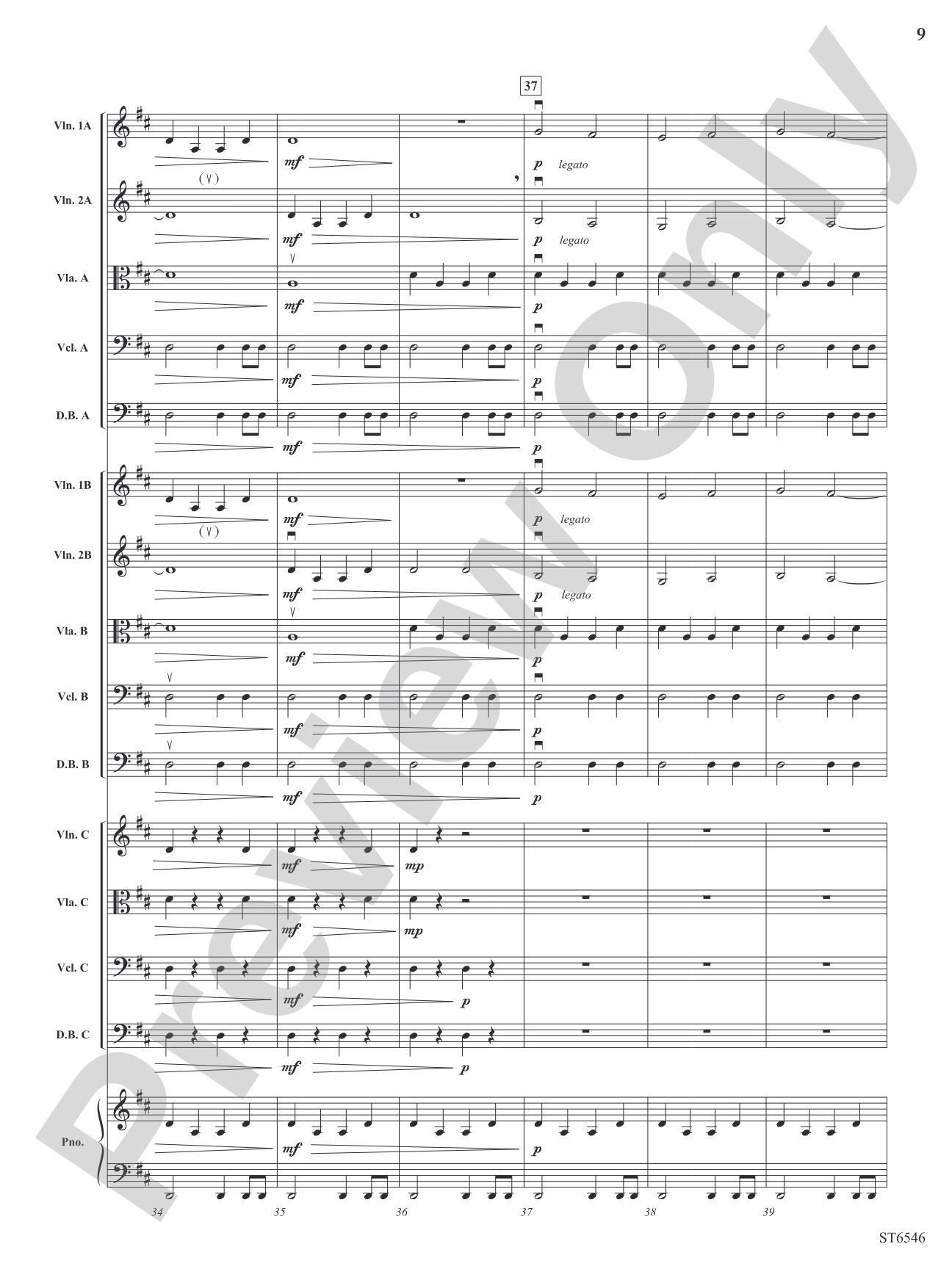 Momentous (for single or multi-level string orchestra): String Orchestra Conductor Score & Parts