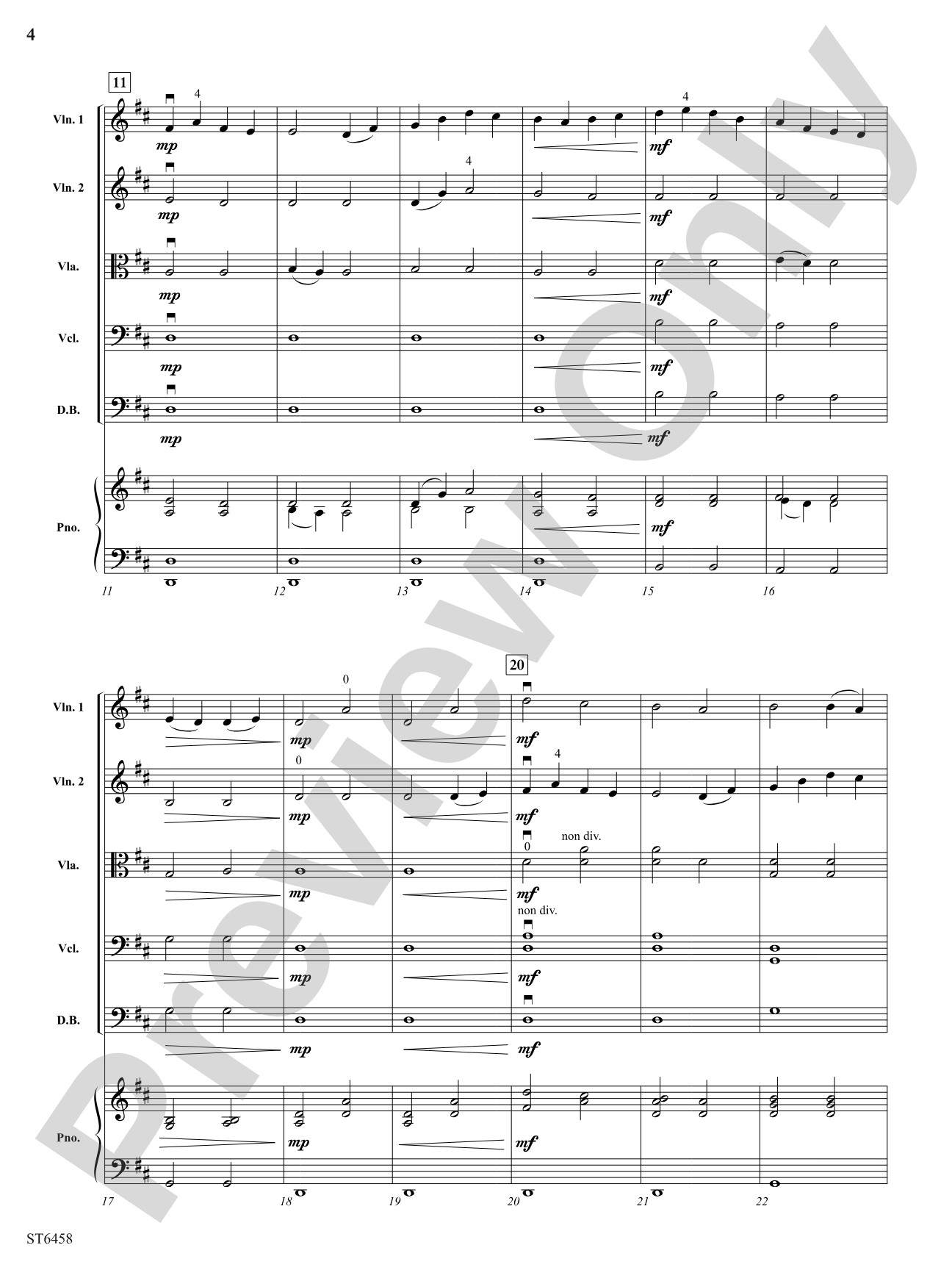 Bits of Brandenburg: String Orchestra Conductor Score & Parts