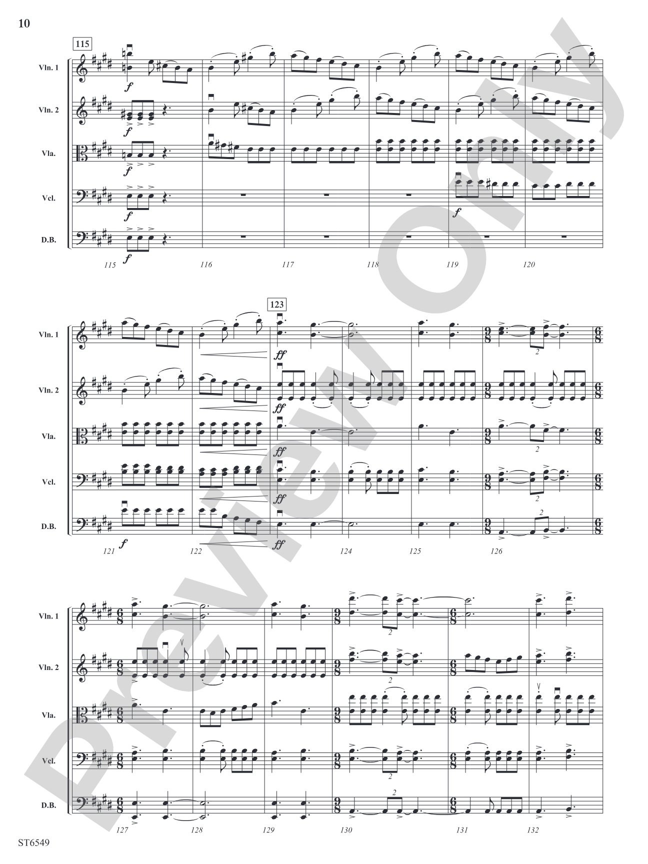 All the Things: String Orchestra Conductor Score & Parts