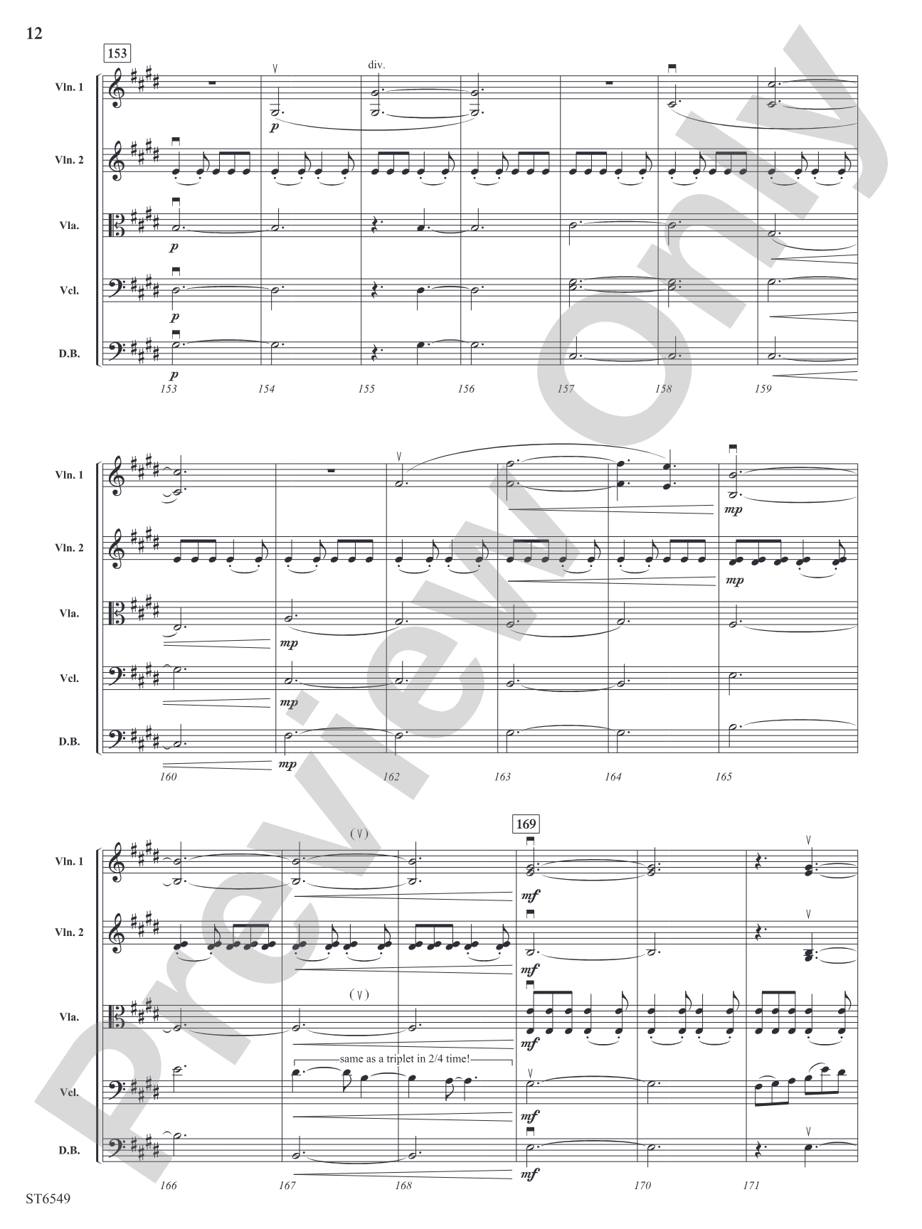 All the Things: String Orchestra Conductor Score & Parts