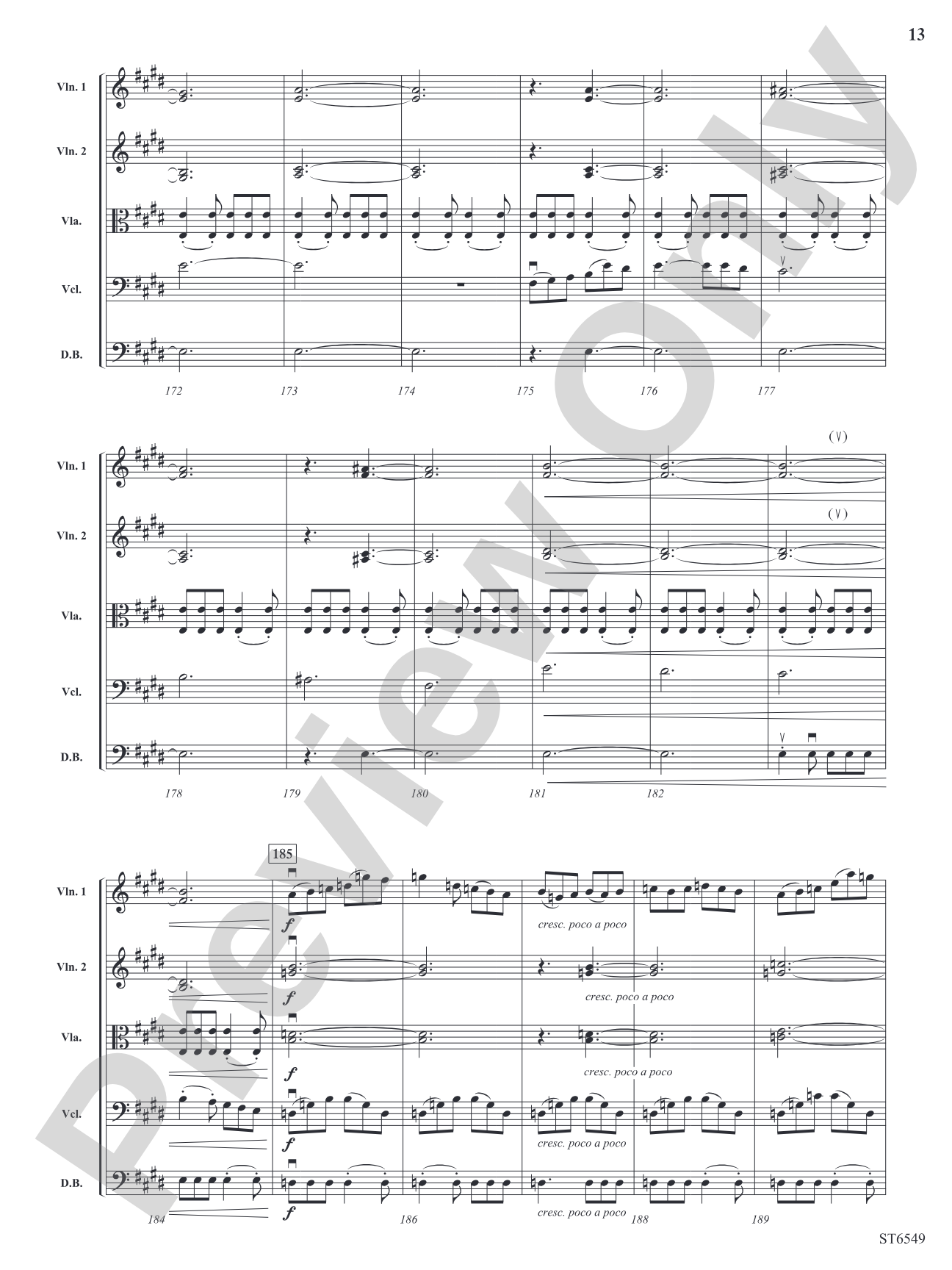 All the Things: String Orchestra Conductor Score & Parts