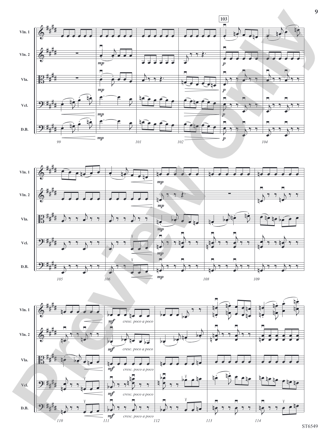 All the Things: String Orchestra Conductor Score & Parts