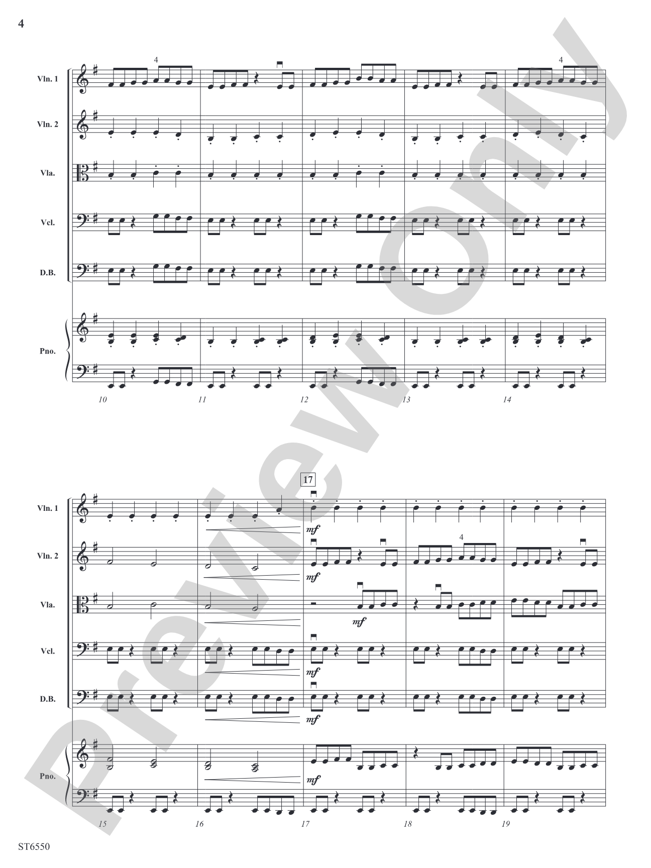 Double Agent: String Orchestra Conductor Score & Parts