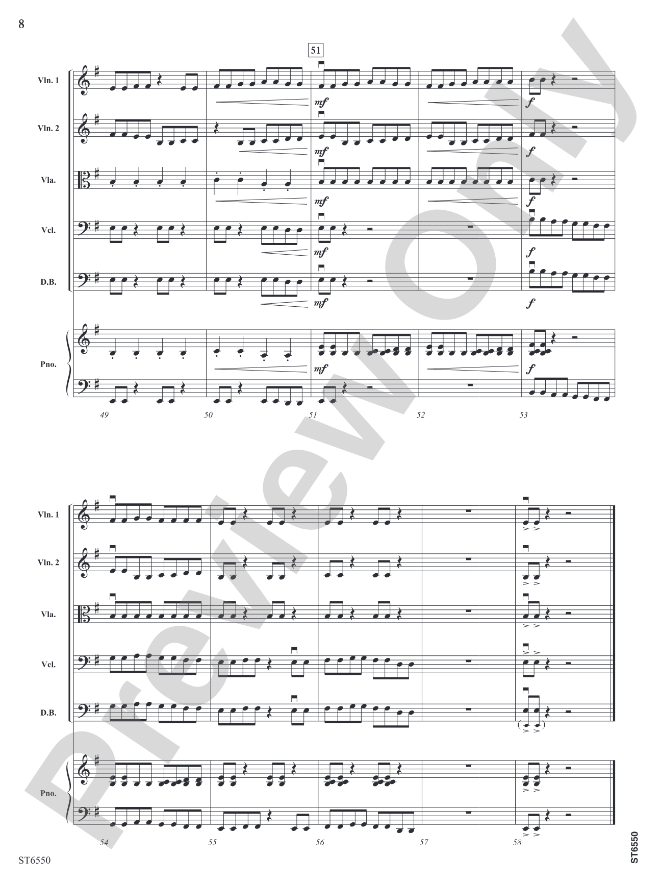 Double Agent: String Orchestra Conductor Score & Parts
